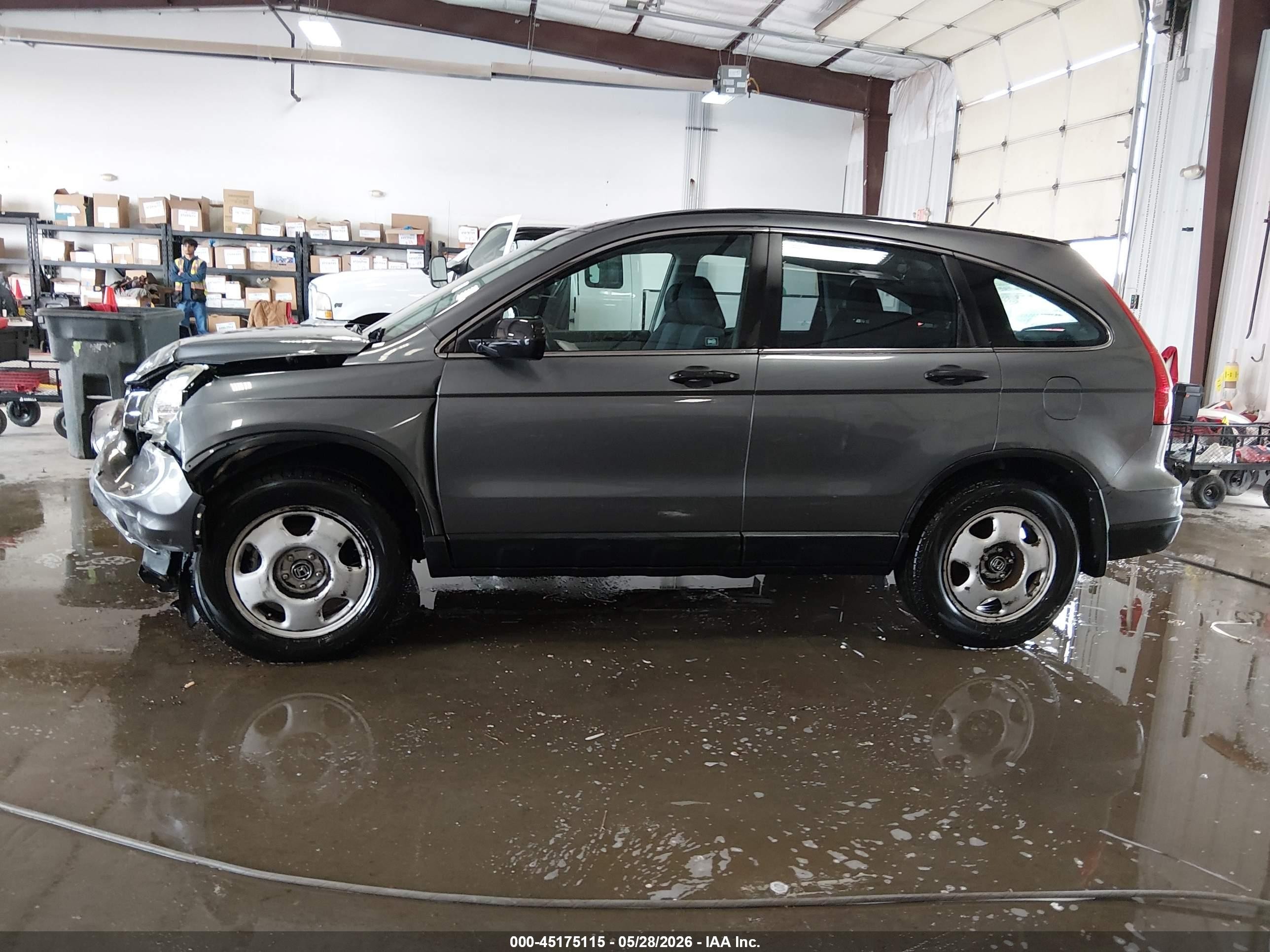 2010 Honda Cr-v Lx Серый vin: 5J6RE4H35AL050210
