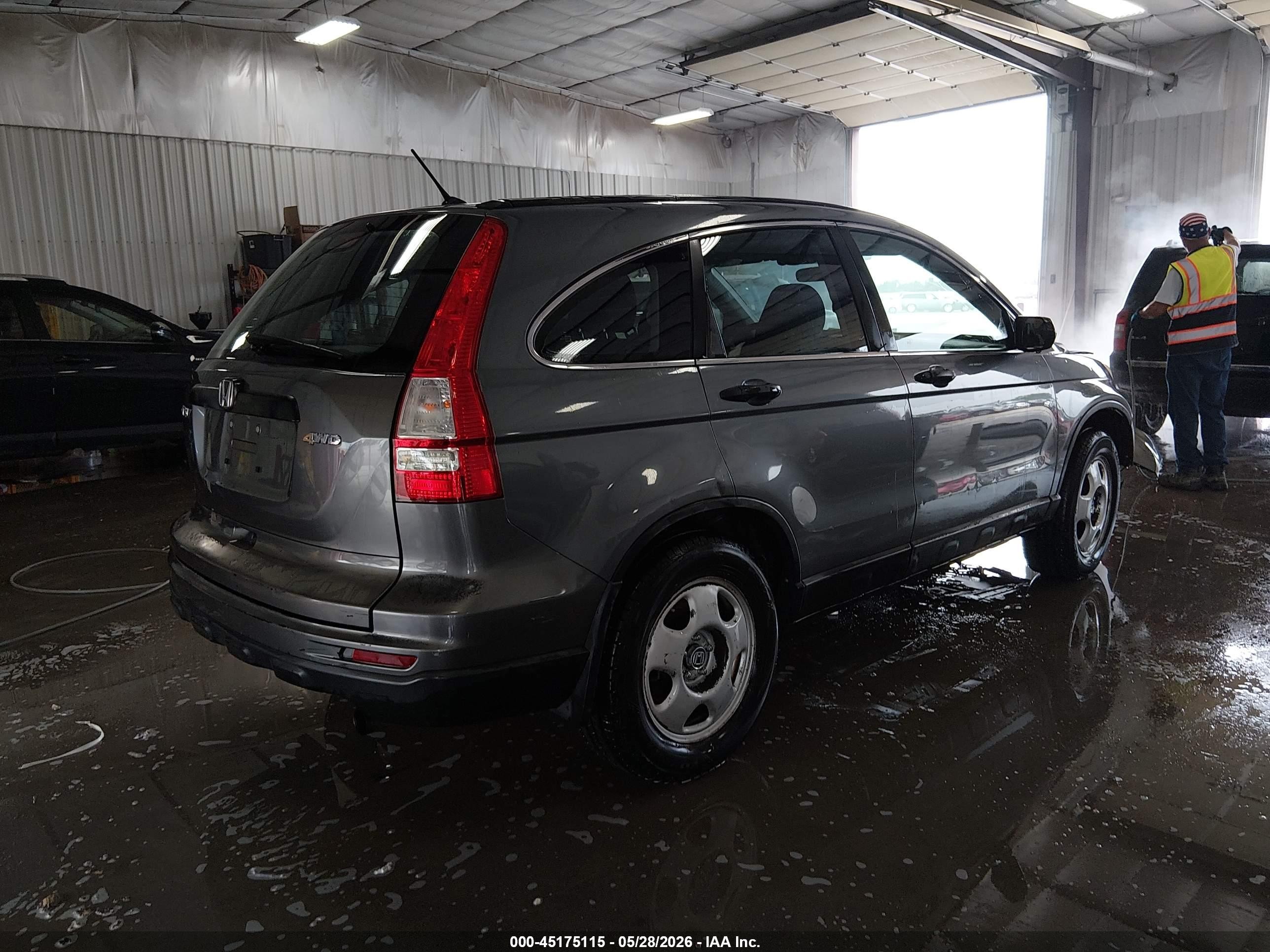 2010 Honda Cr-v Lx Серый vin: 5J6RE4H35AL050210