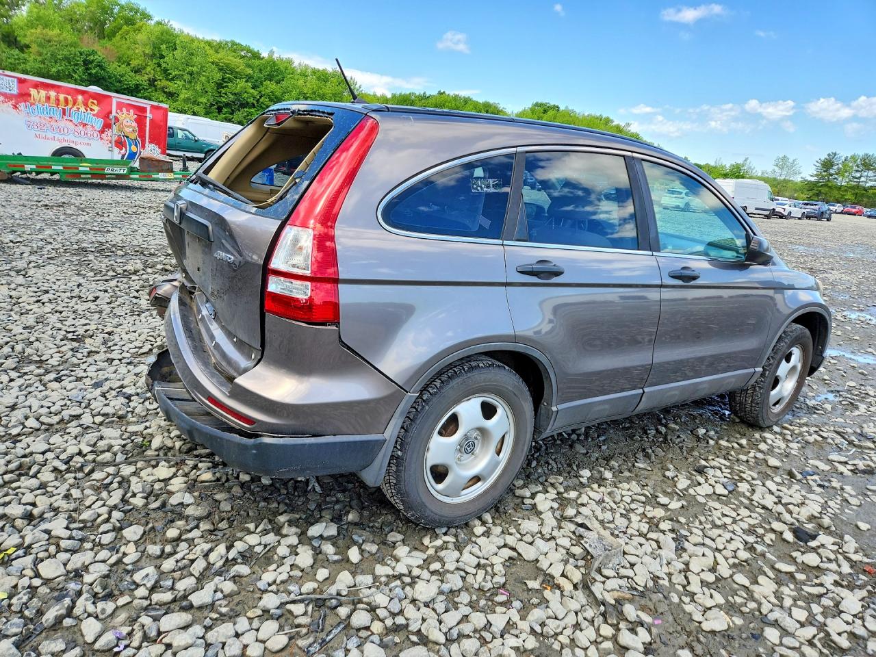 2010 Honda Cr-v Lx Brown vin: 5J6RE4H35AL054273