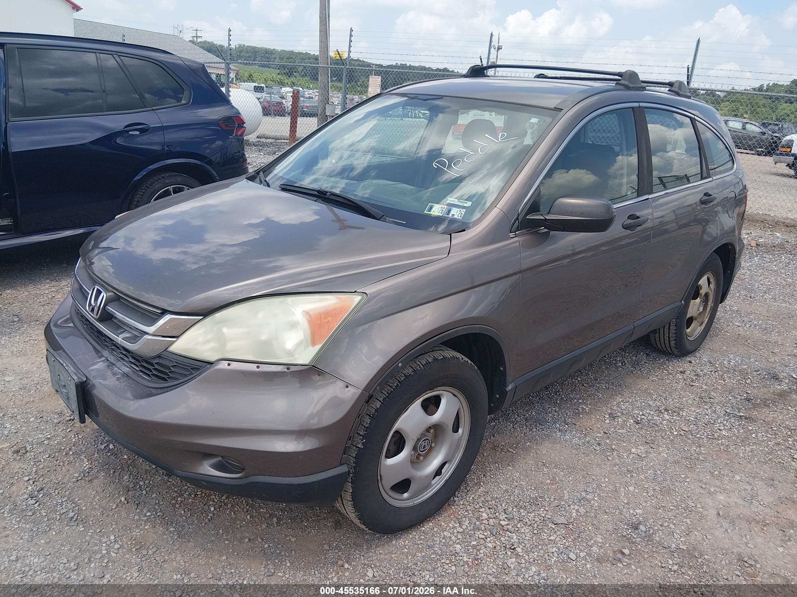 2010 Honda Cr-v Lx Коричневый vin: 5J6RE4H35AL062101