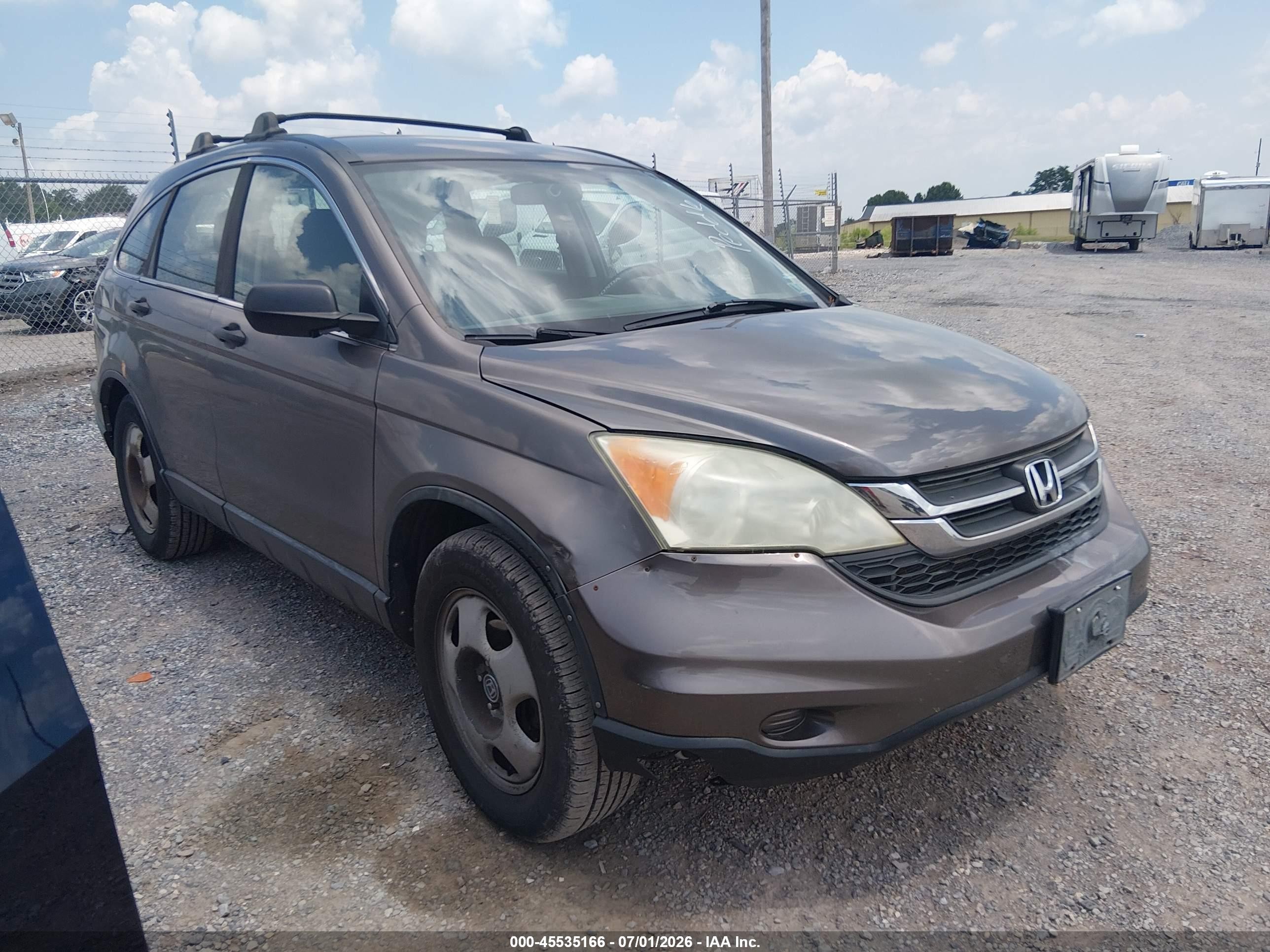 2010 Honda Cr-v Lx Brown vin: 5J6RE4H35AL062101