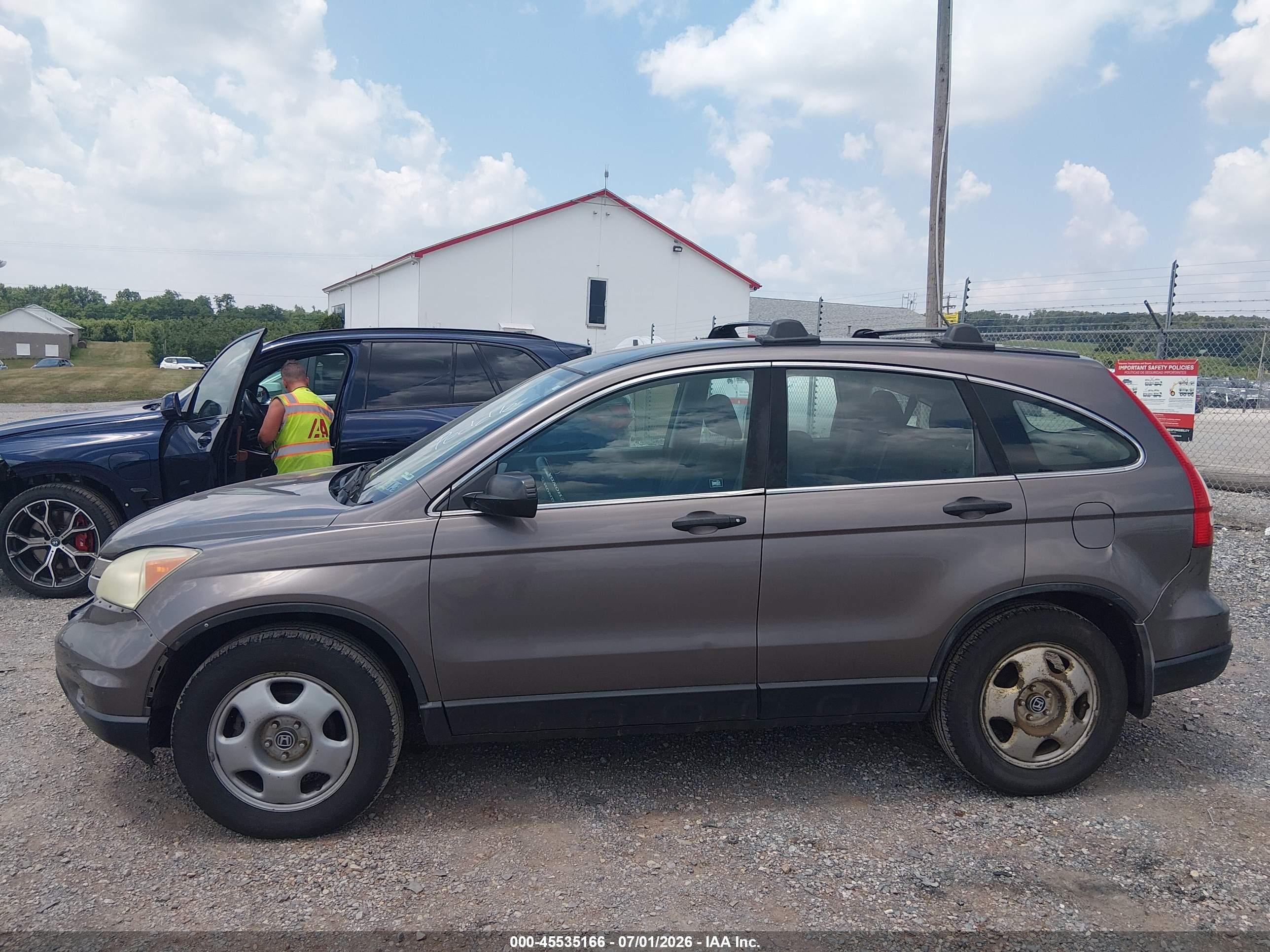 2010 Honda Cr-v Lx Коричневый vin: 5J6RE4H35AL062101