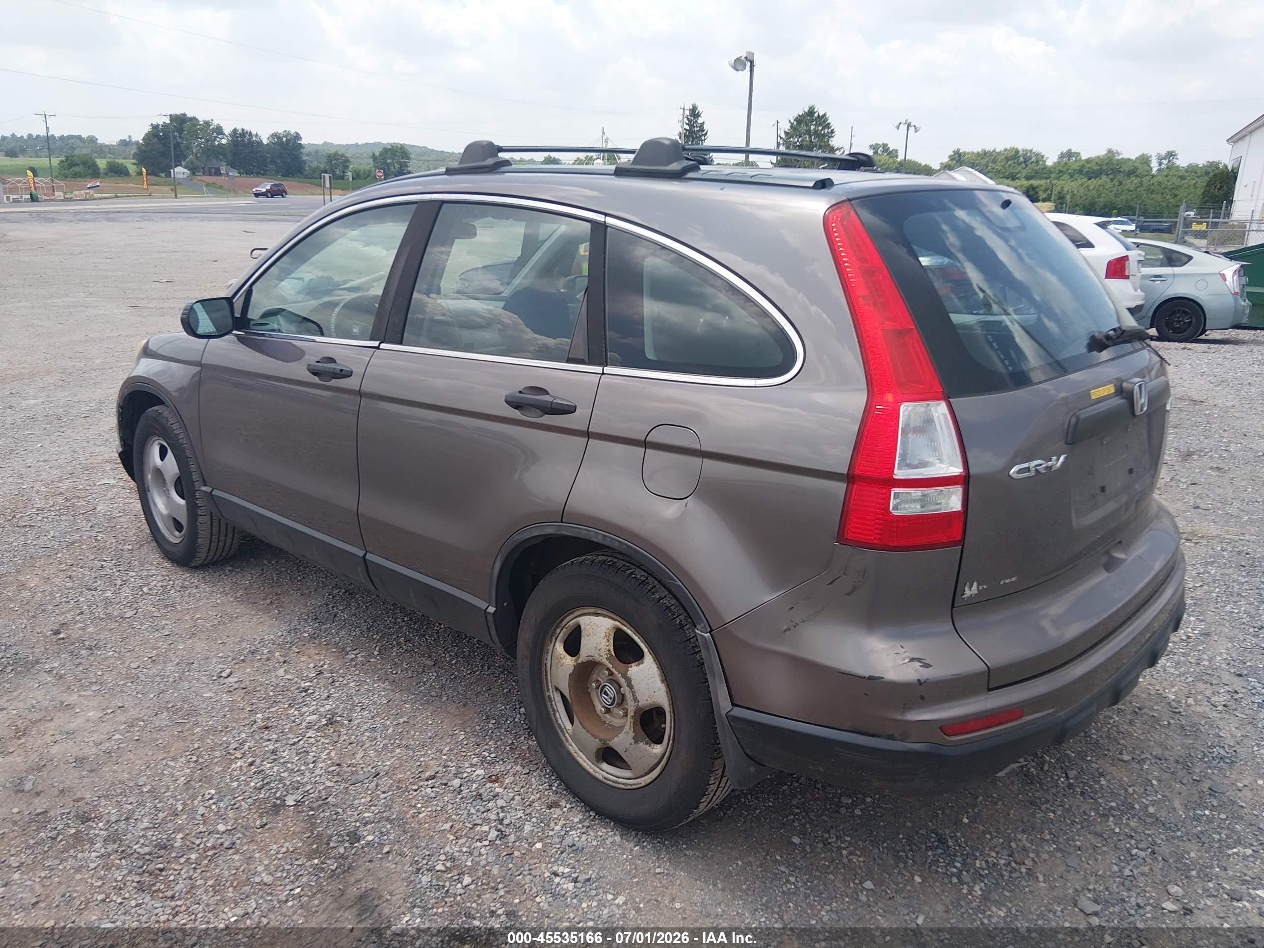 2010 Honda Cr-v Lx Коричневый vin: 5J6RE4H35AL062101