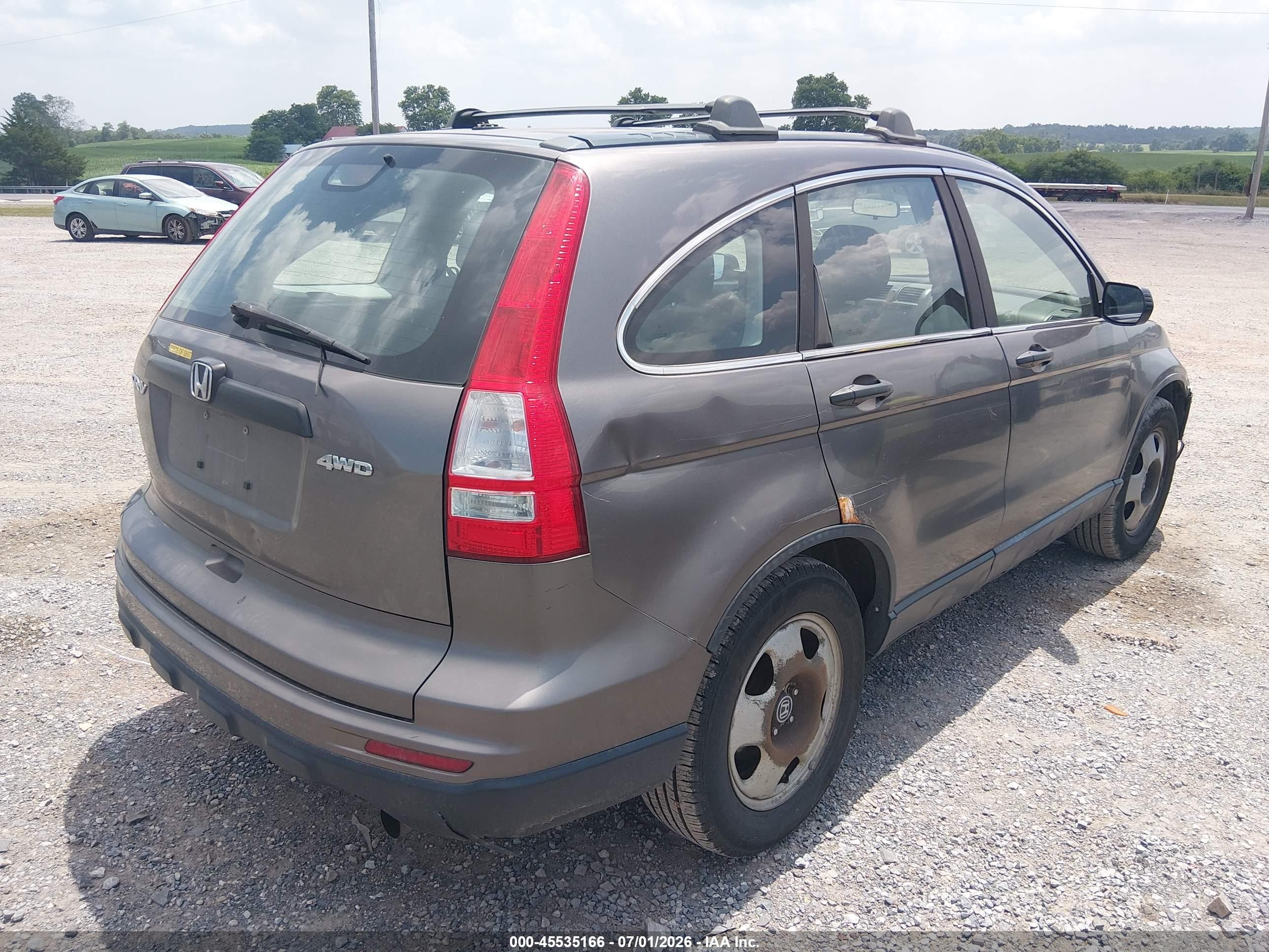 2010 Honda Cr-v Lx Коричневый vin: 5J6RE4H35AL062101