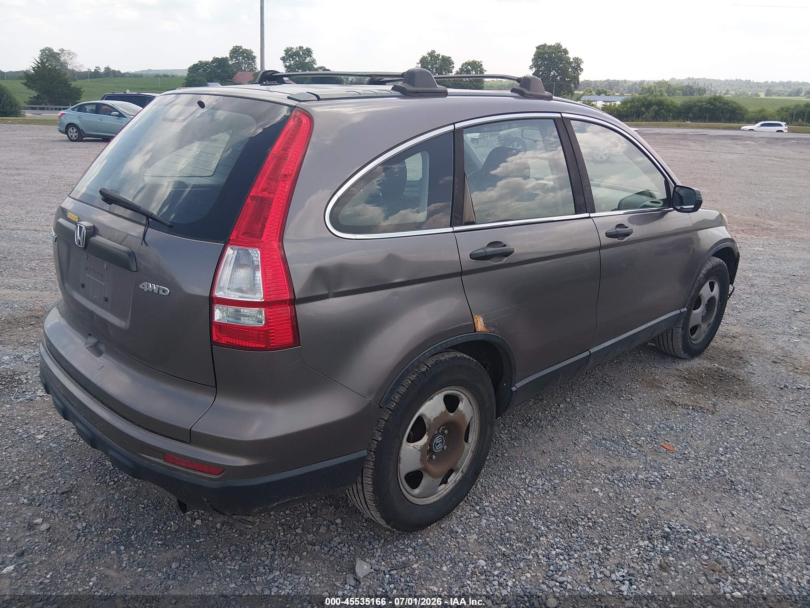 2010 Honda Cr-v Lx Коричневый vin: 5J6RE4H35AL062101