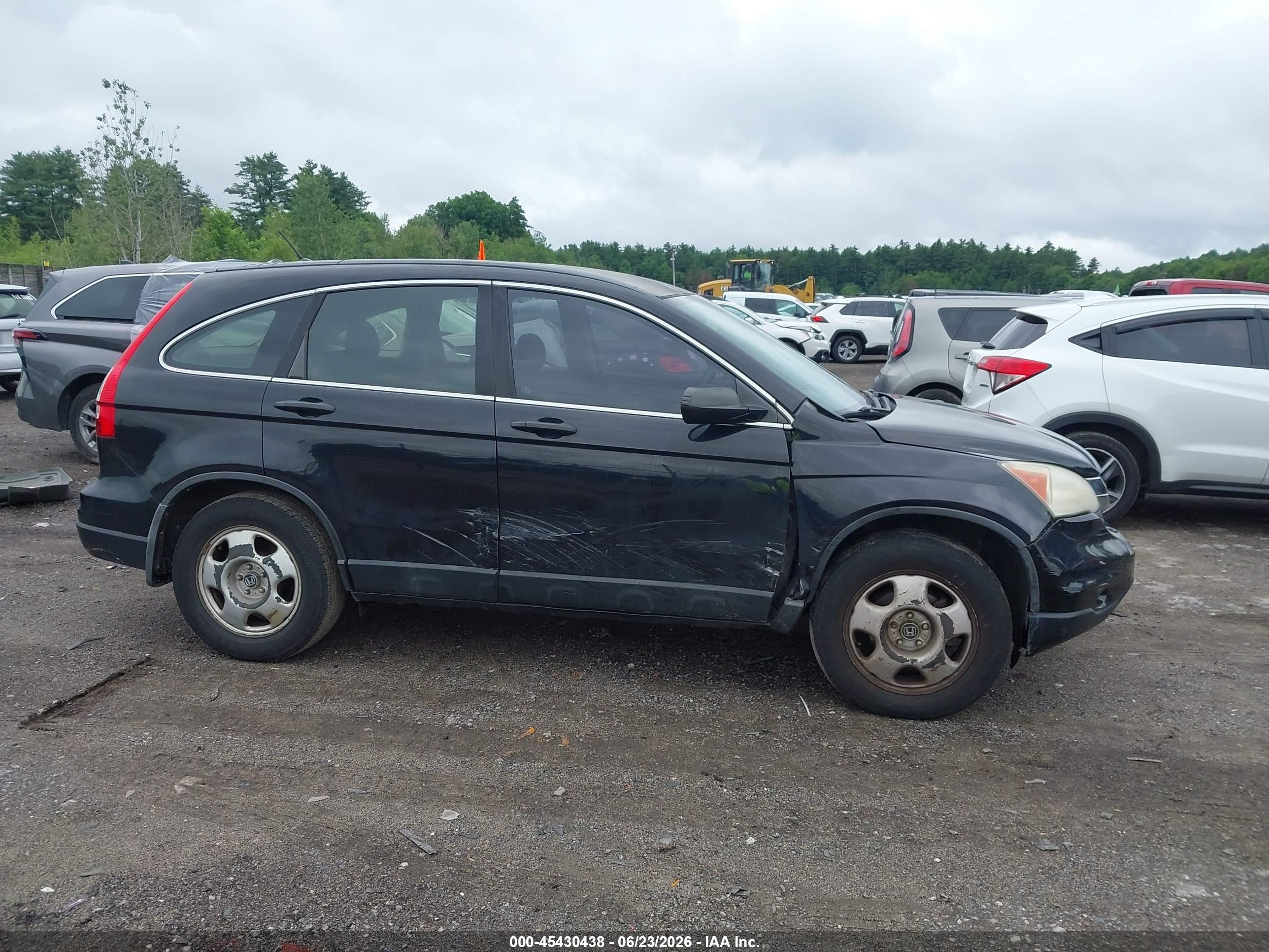 2010 Honda Cr-v Lx Black vin: 5J6RE4H35AL079027
