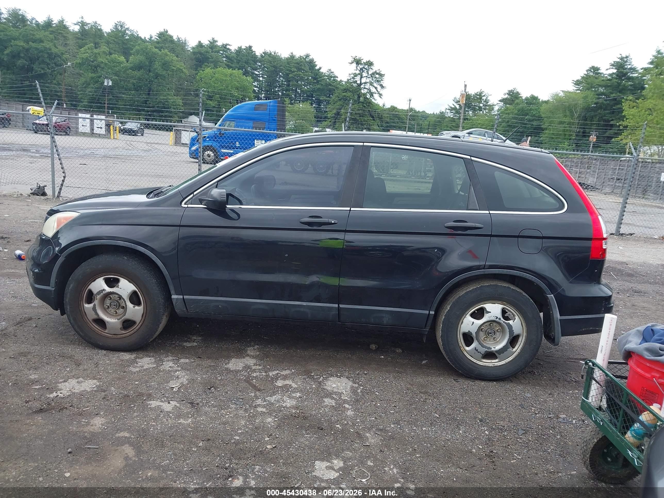 2010 Honda Cr-v Lx Black vin: 5J6RE4H35AL079027