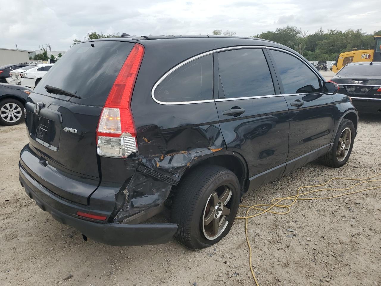 2011 Honda Cr-v Lx Black vin: 5J6RE4H35BL058874