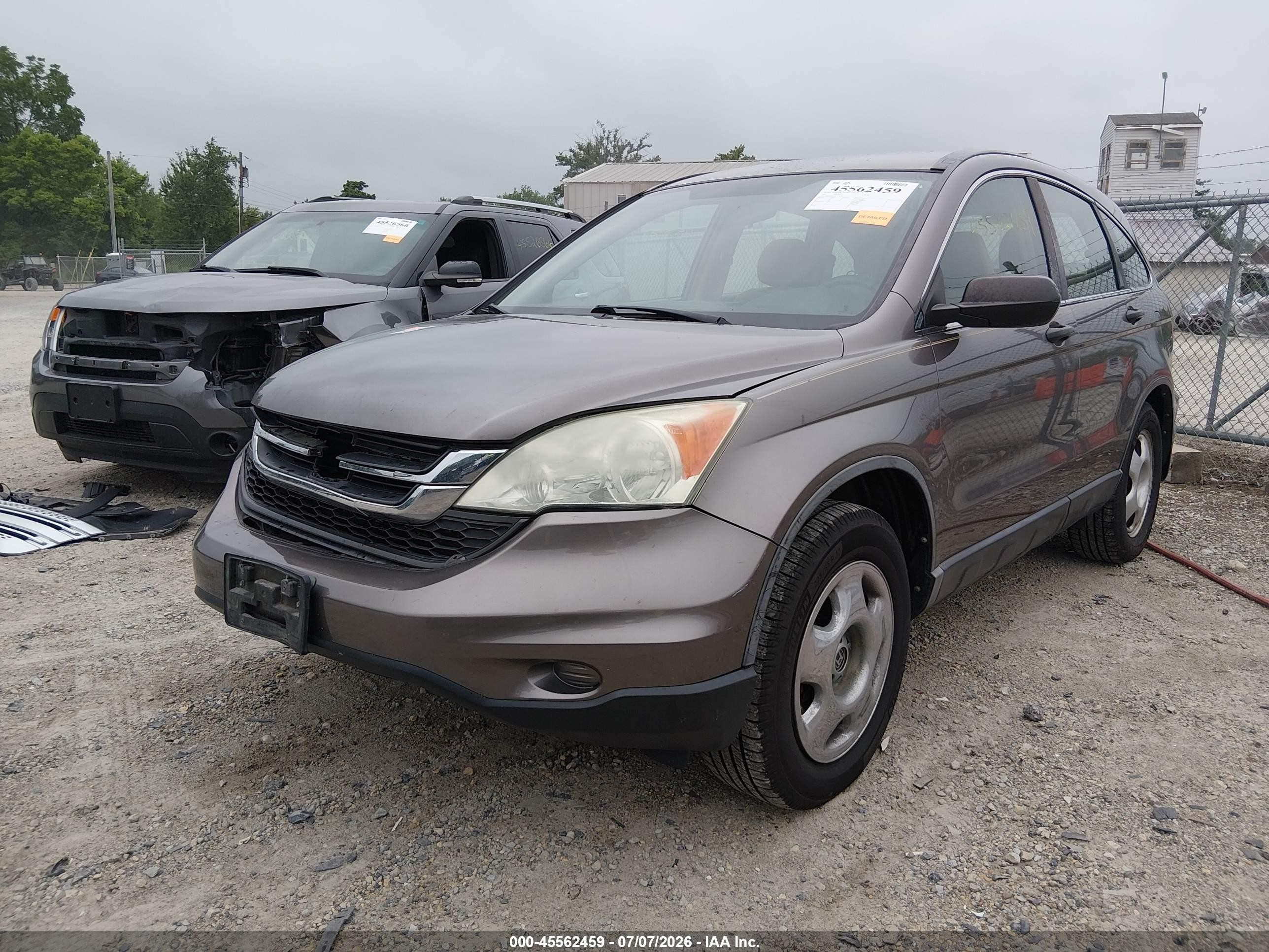 2011 Honda Cr-v Lx Gray vin: 5J6RE4H35BL078588