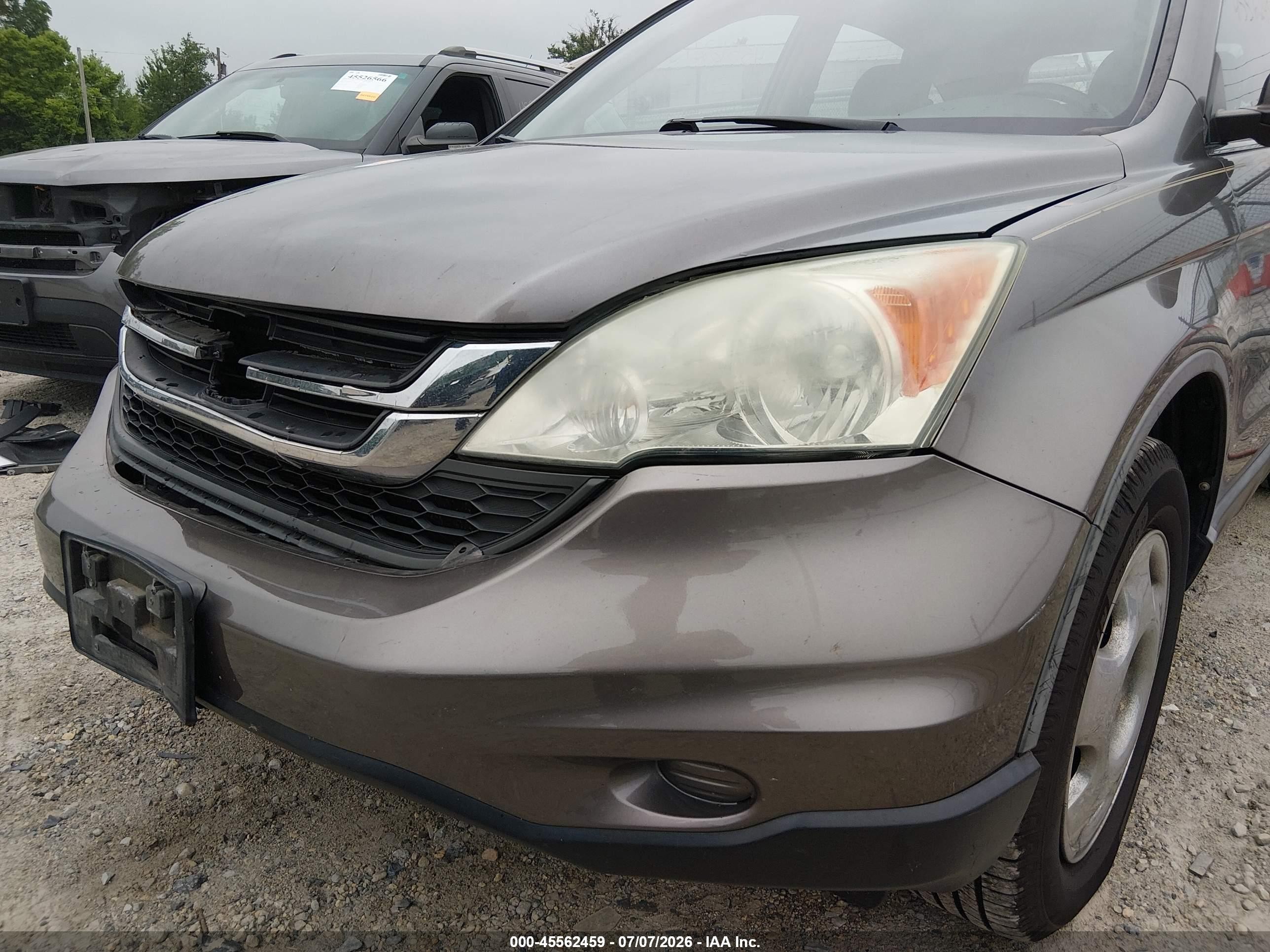2011 Honda Cr-v Lx Gray vin: 5J6RE4H35BL078588