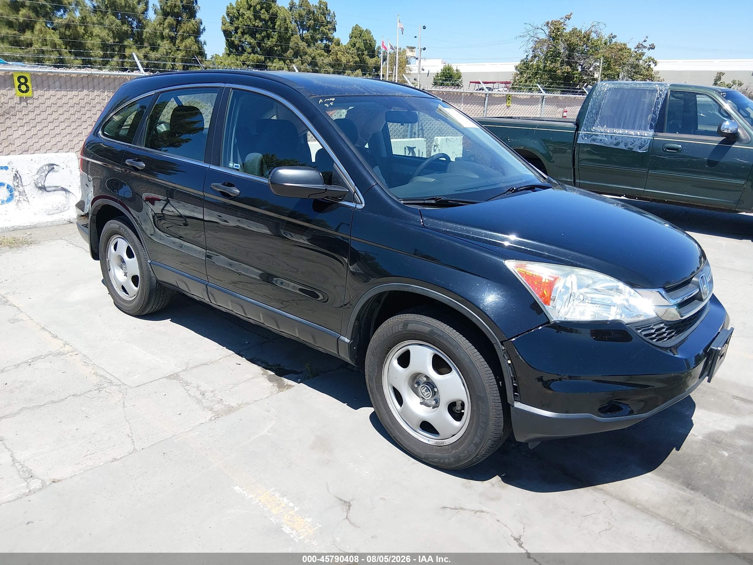 2011 Honda Cr-v Lx Черный vin: 5J6RE4H35BL086089