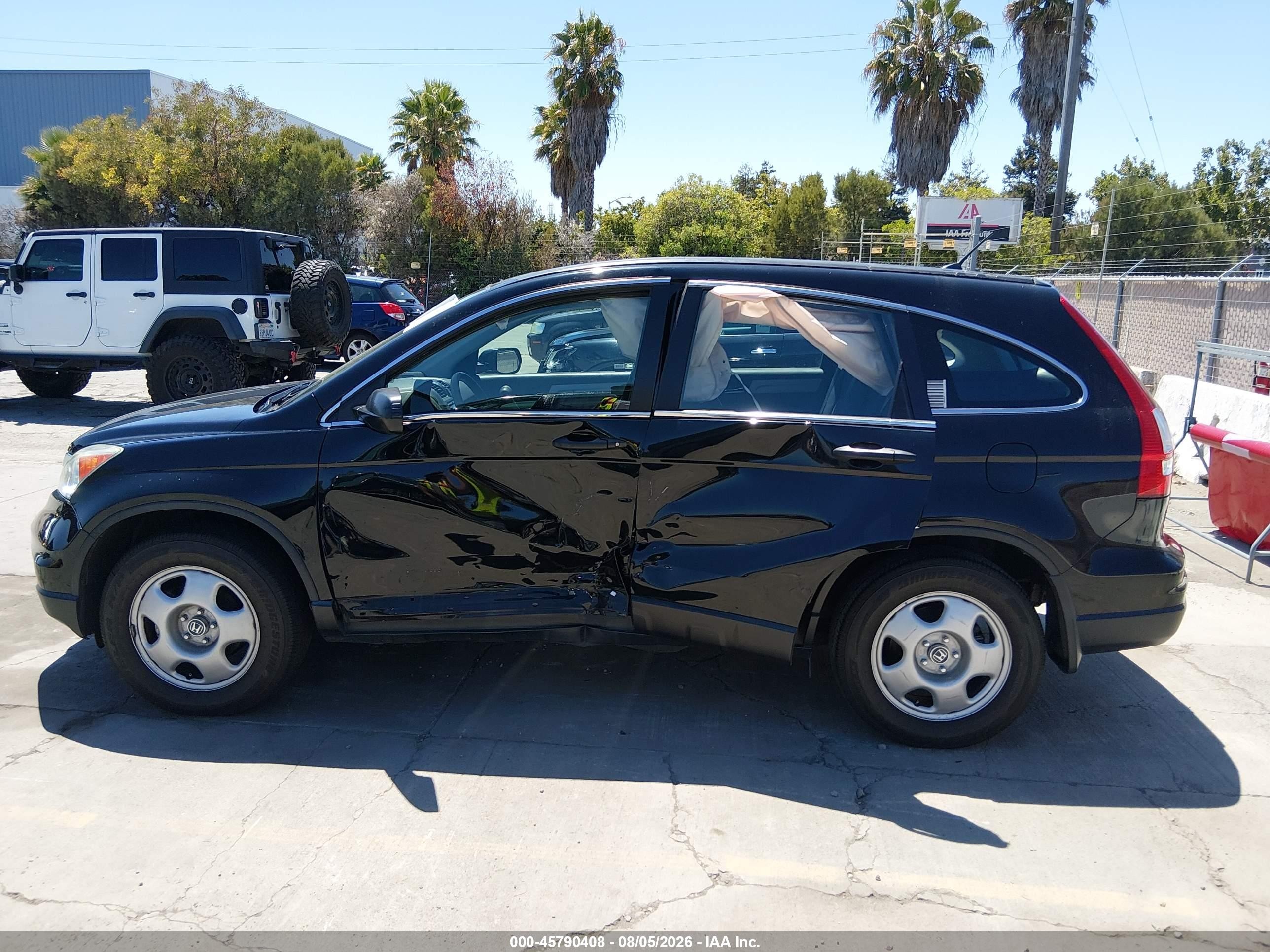 2011 Honda Cr-v Lx Черный vin: 5J6RE4H35BL086089