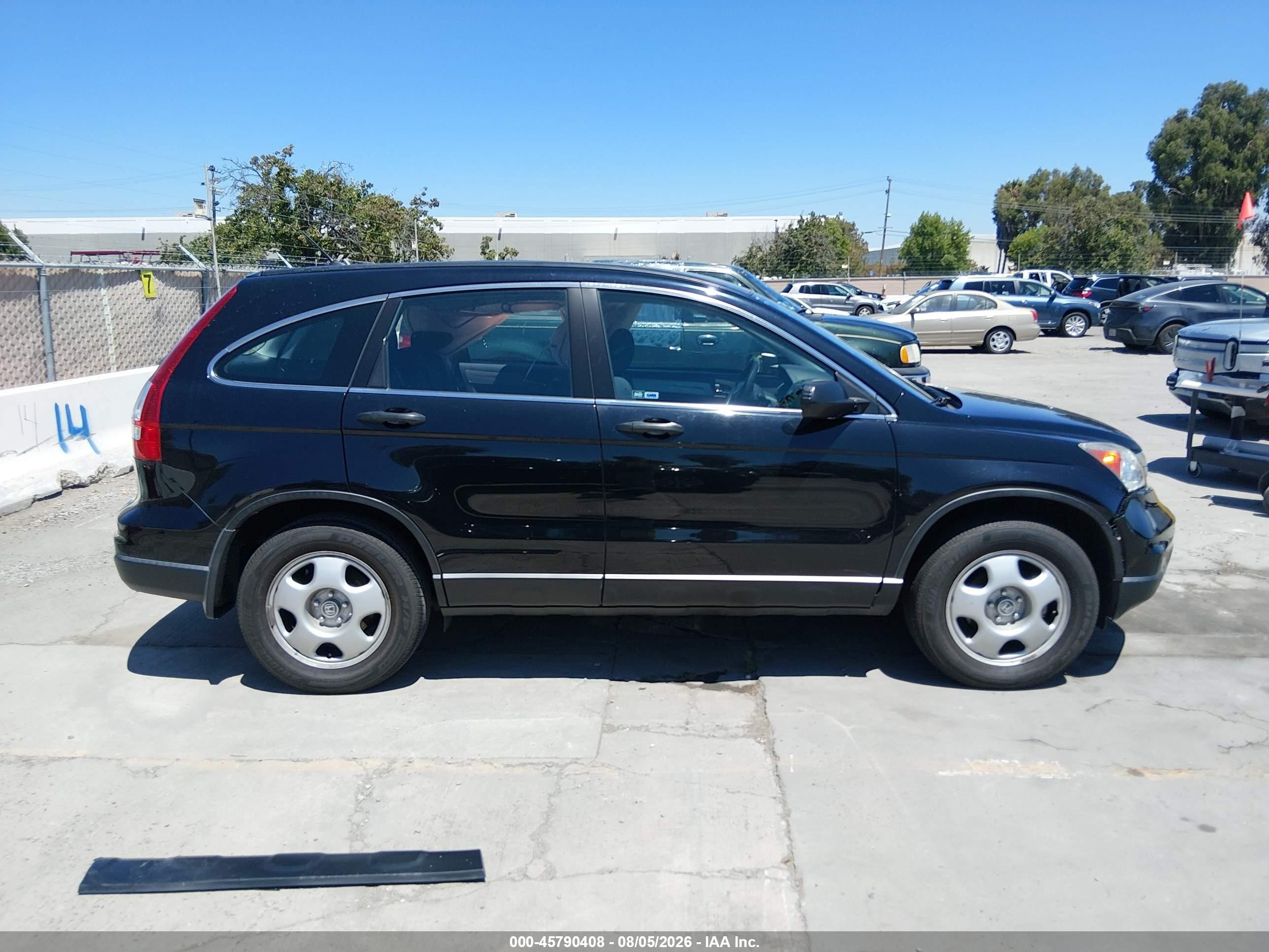 2011 Honda Cr-v Lx Черный vin: 5J6RE4H35BL086089