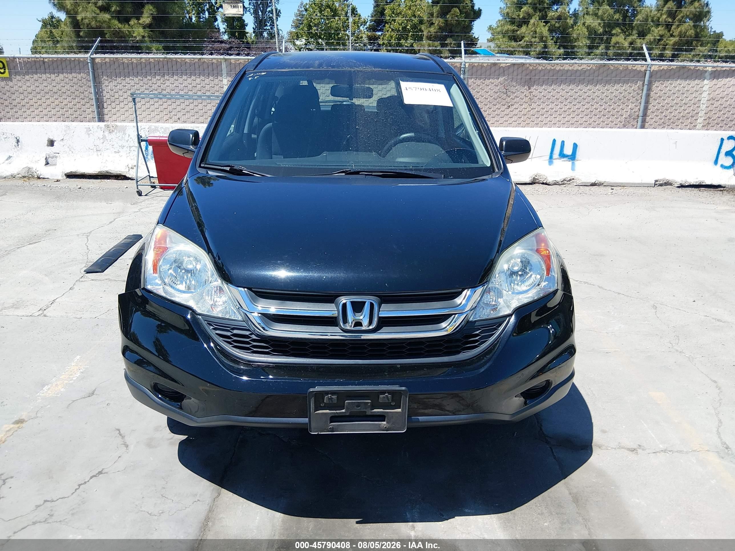 2011 Honda Cr-v Lx Черный vin: 5J6RE4H35BL086089