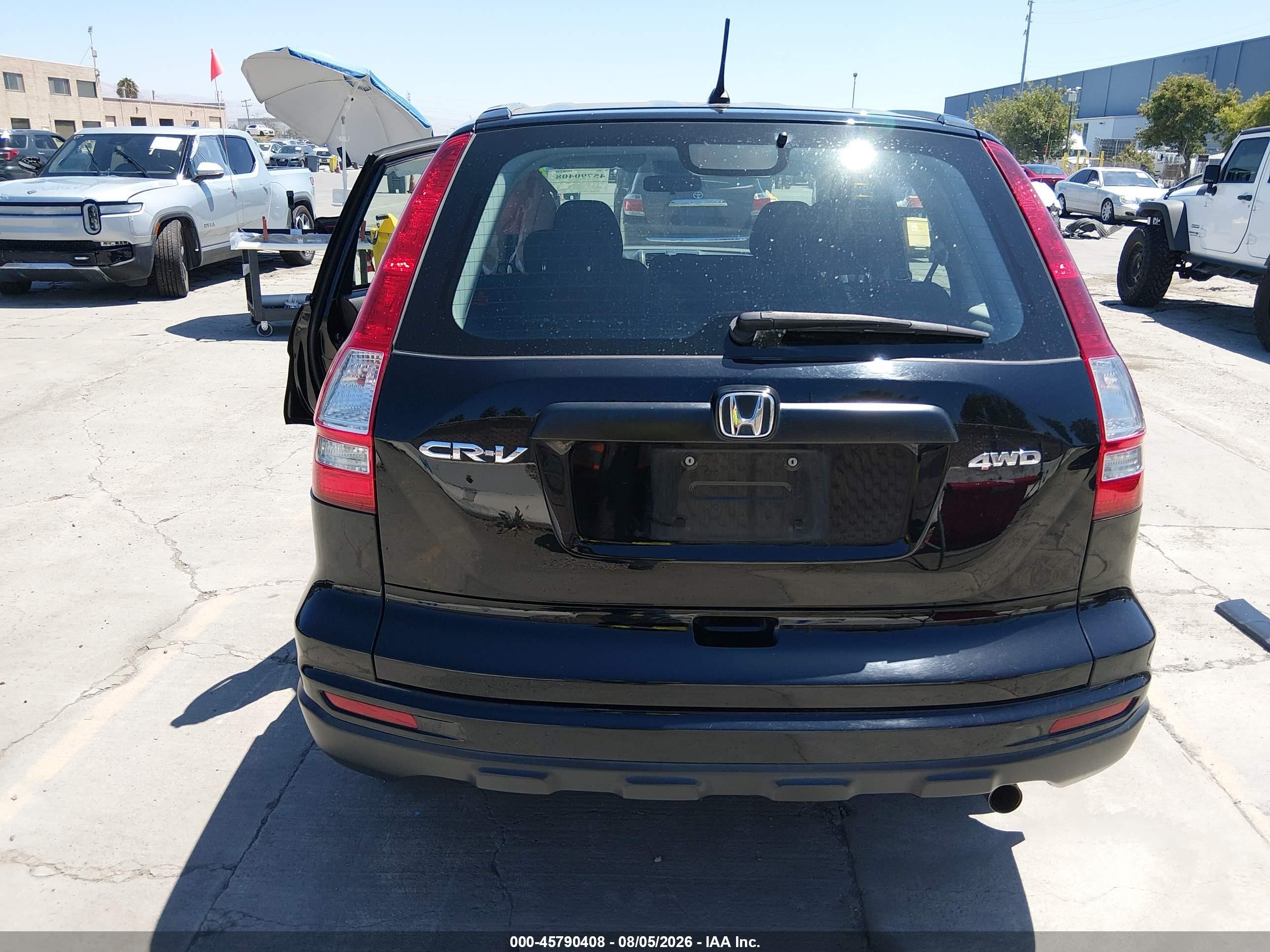 2011 Honda Cr-v Lx Черный vin: 5J6RE4H35BL086089