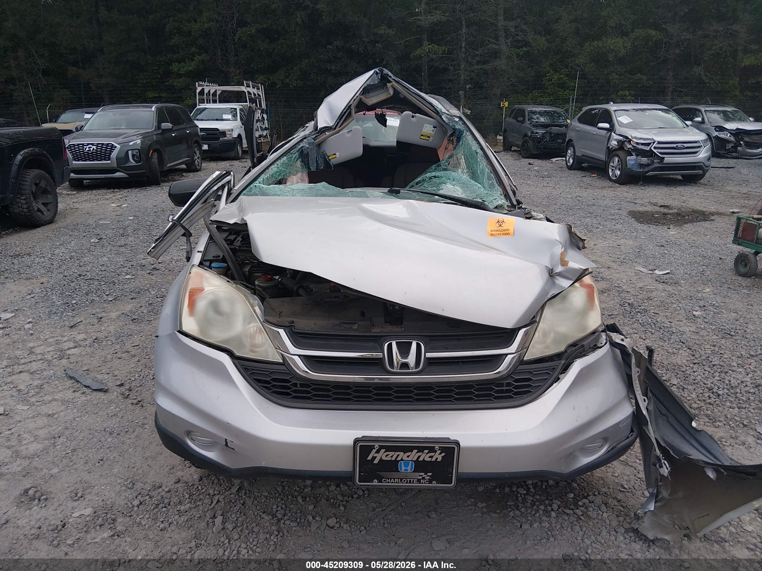 2011 Honda Cr-v Lx Серый vin: 5J6RE4H35BL090143