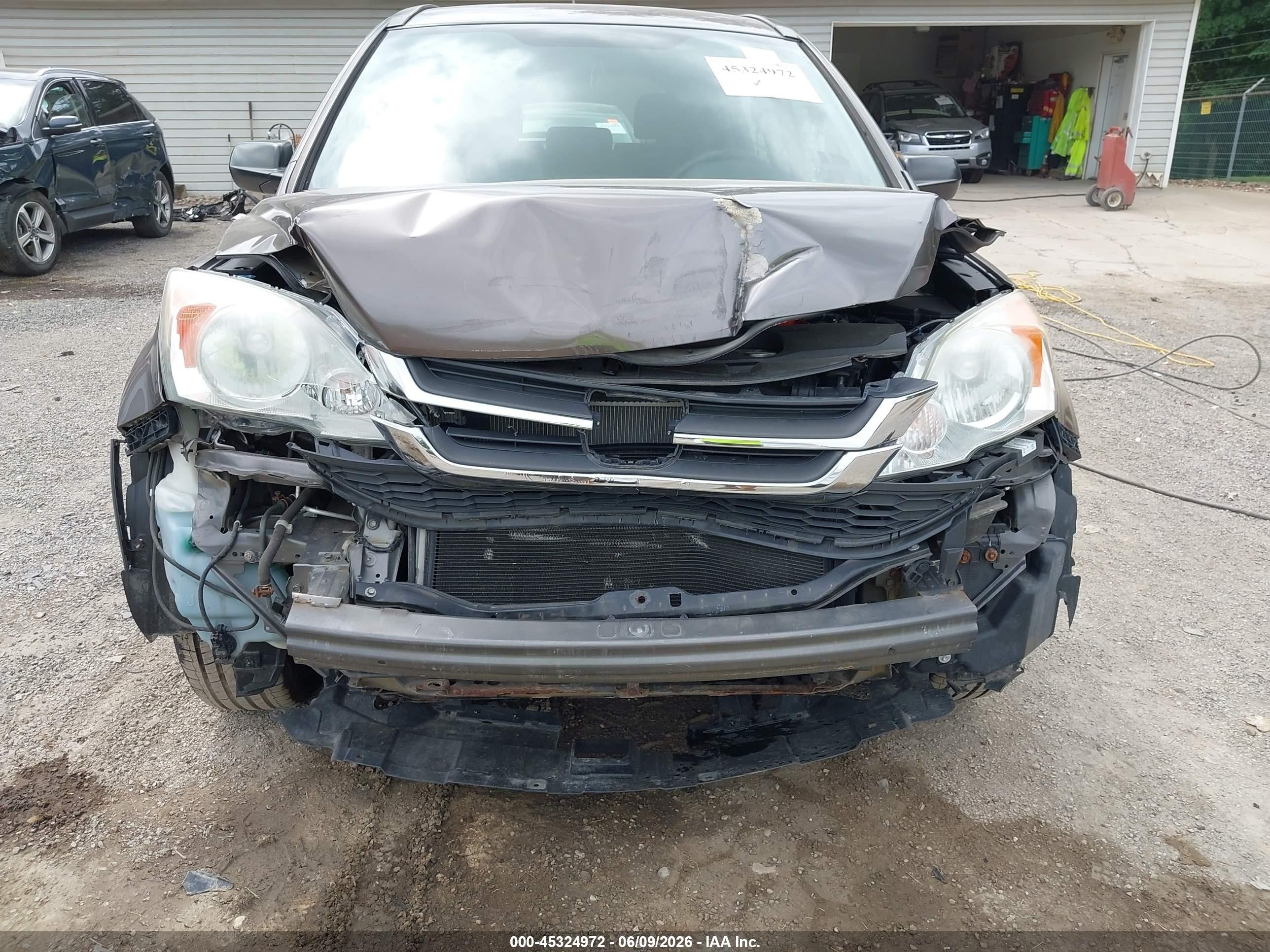 2011 Honda Cr-v Lx Gray vin: 5J6RE4H35BL097657