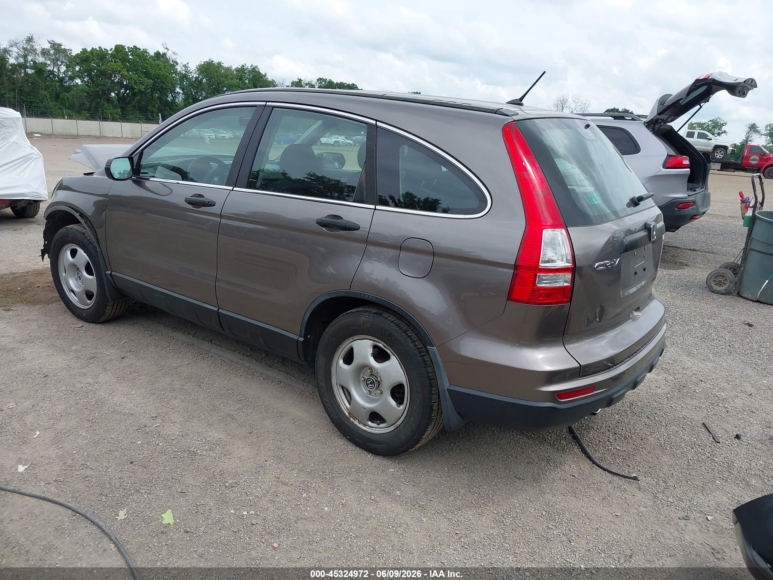 2011 Honda Cr-v Lx Gray vin: 5J6RE4H35BL097657