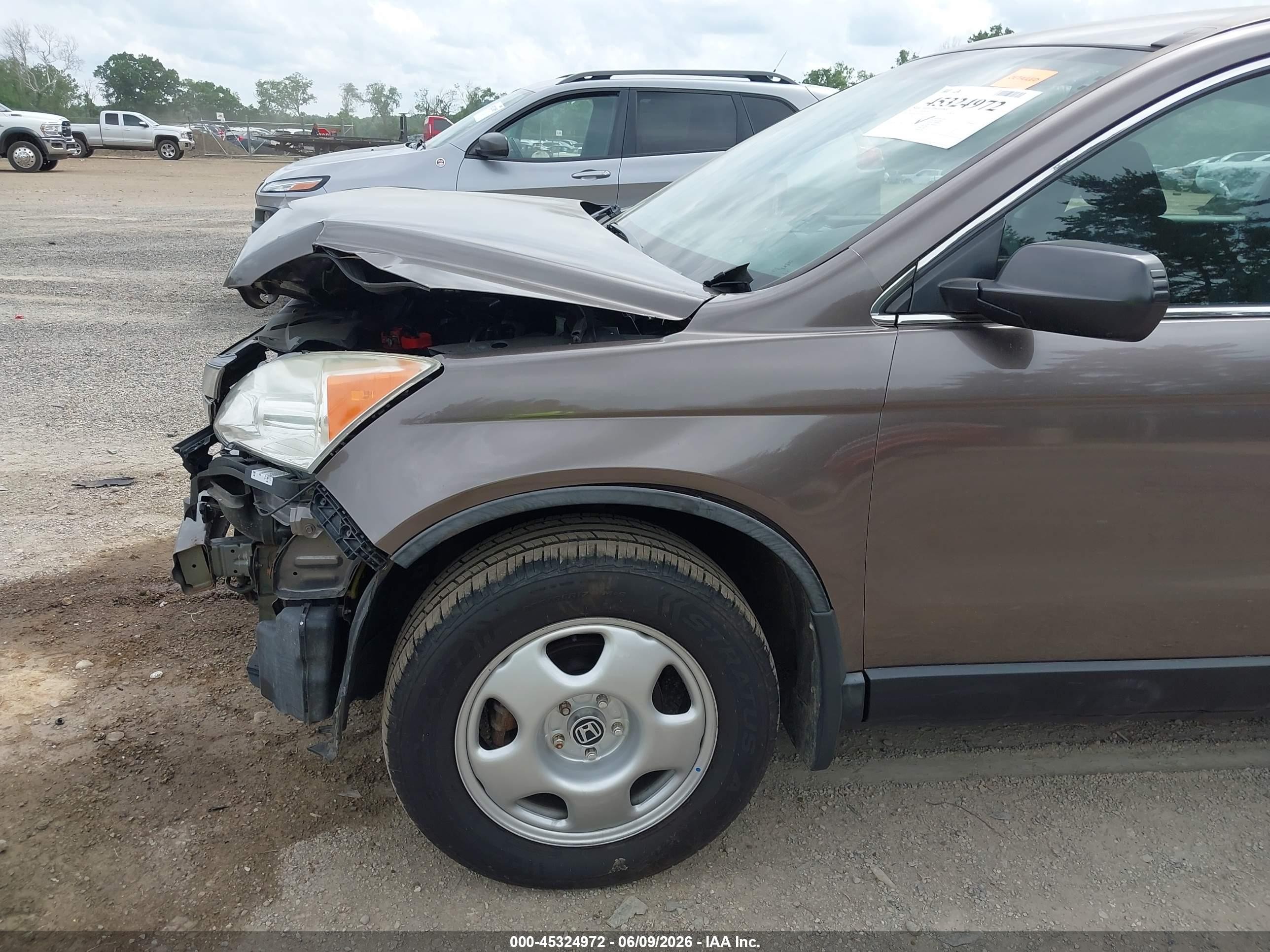 2011 Honda Cr-v Lx Gray vin: 5J6RE4H35BL097657