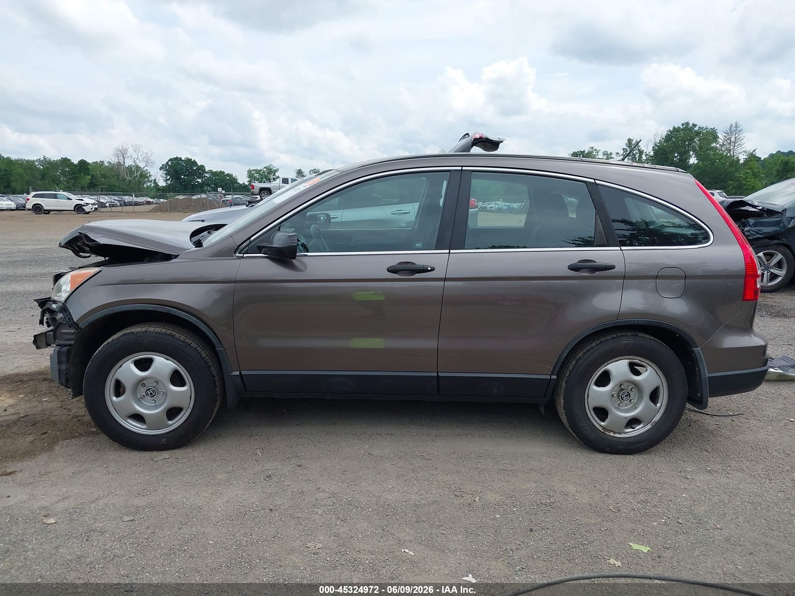 2011 Honda Cr-v Lx Gray vin: 5J6RE4H35BL097657