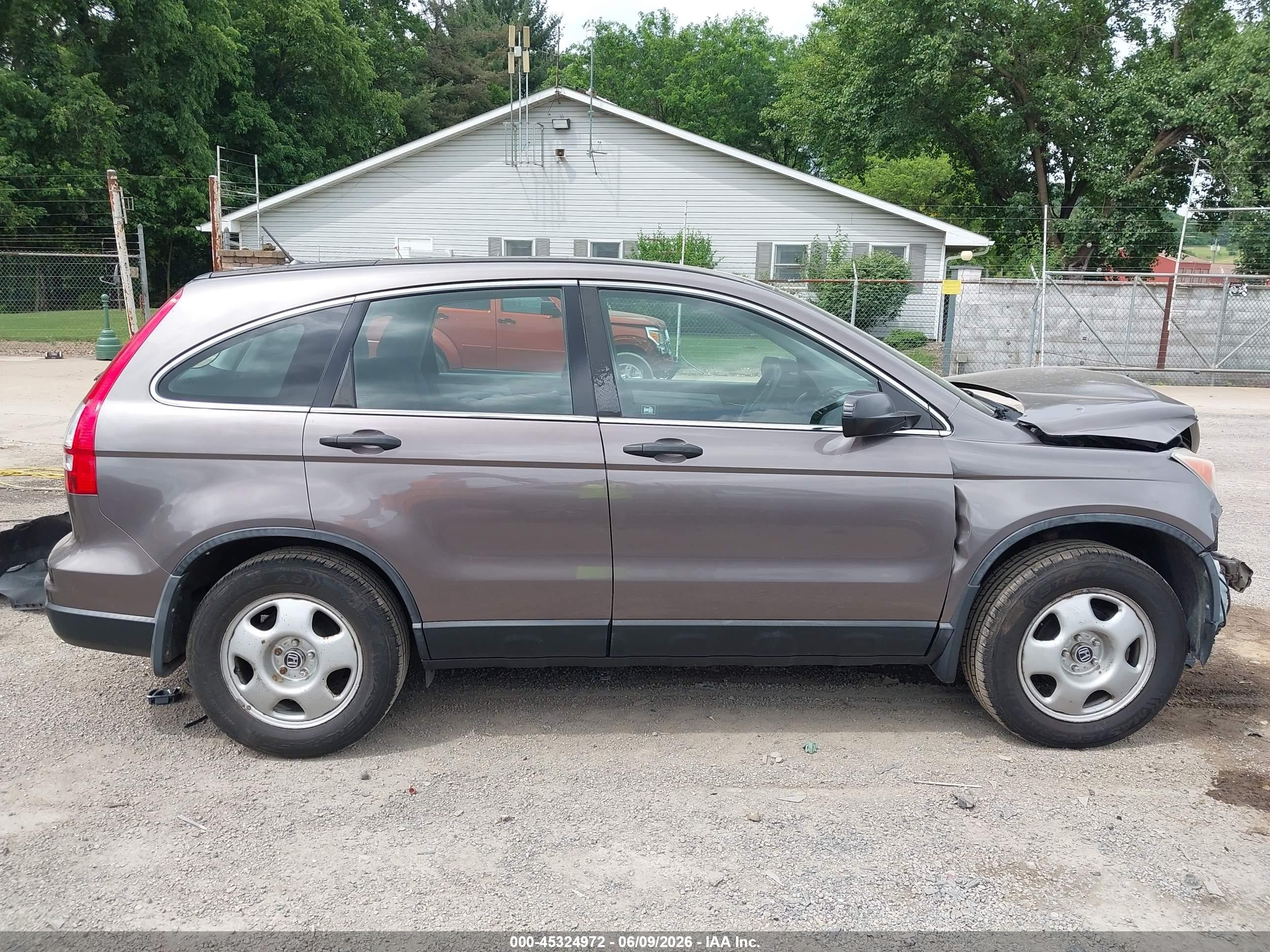 2011 Honda Cr-v Lx Gray vin: 5J6RE4H35BL097657