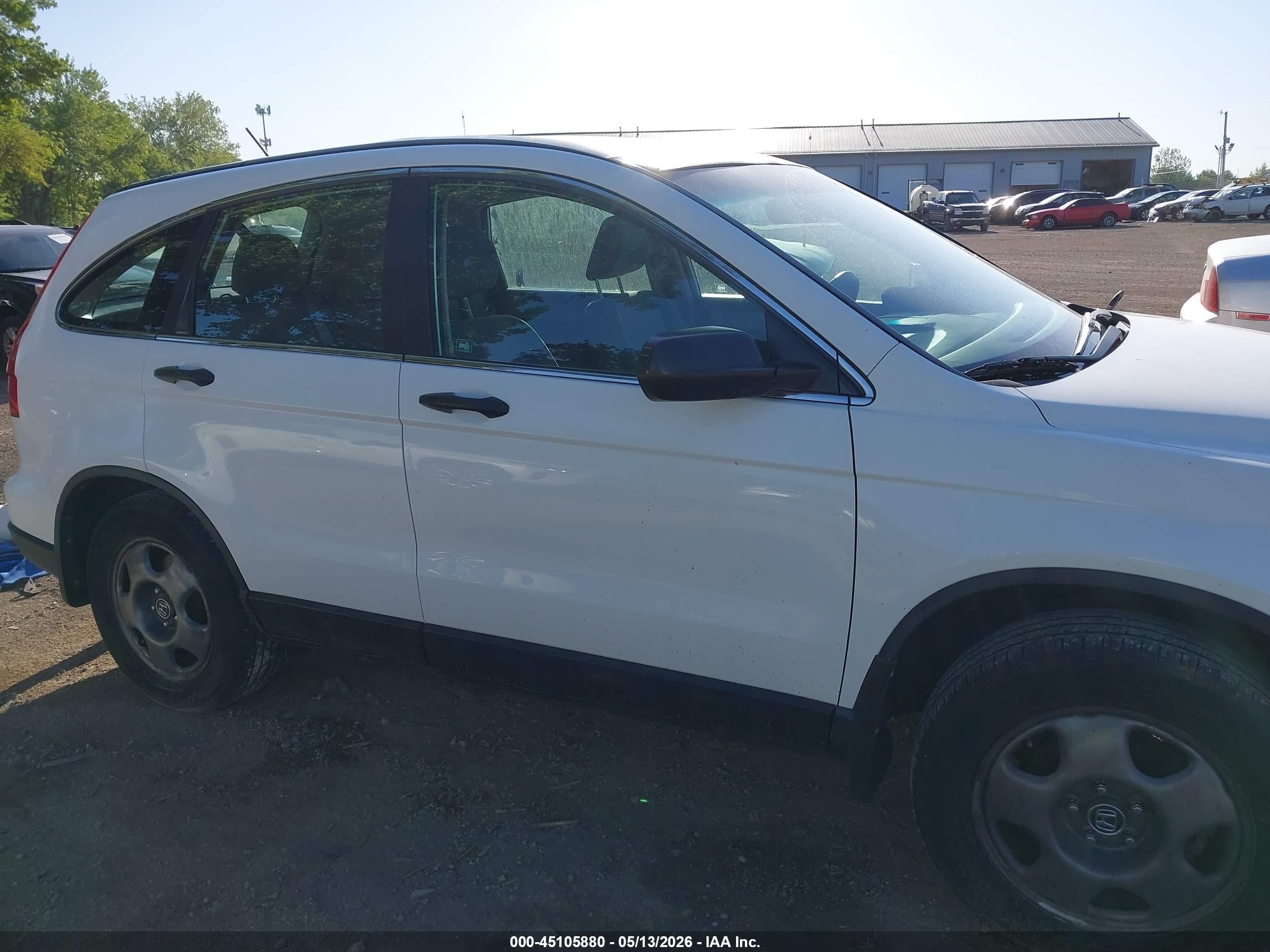 2011 Honda Cr-v Lx White vin: 5J6RE4H35BL117986