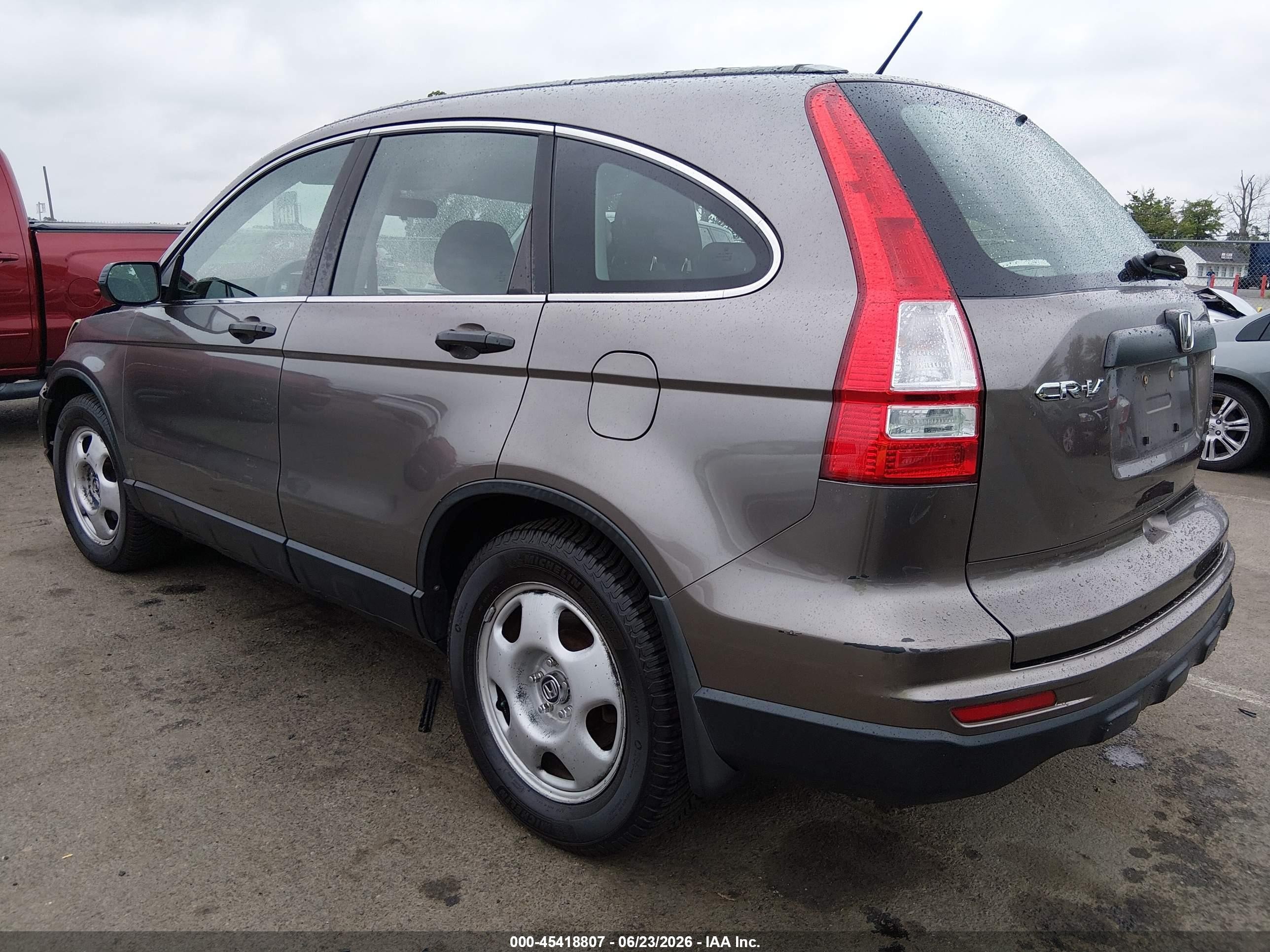 2011 Honda Cr-v Lx Серый vin: 5J6RE4H35BL121634