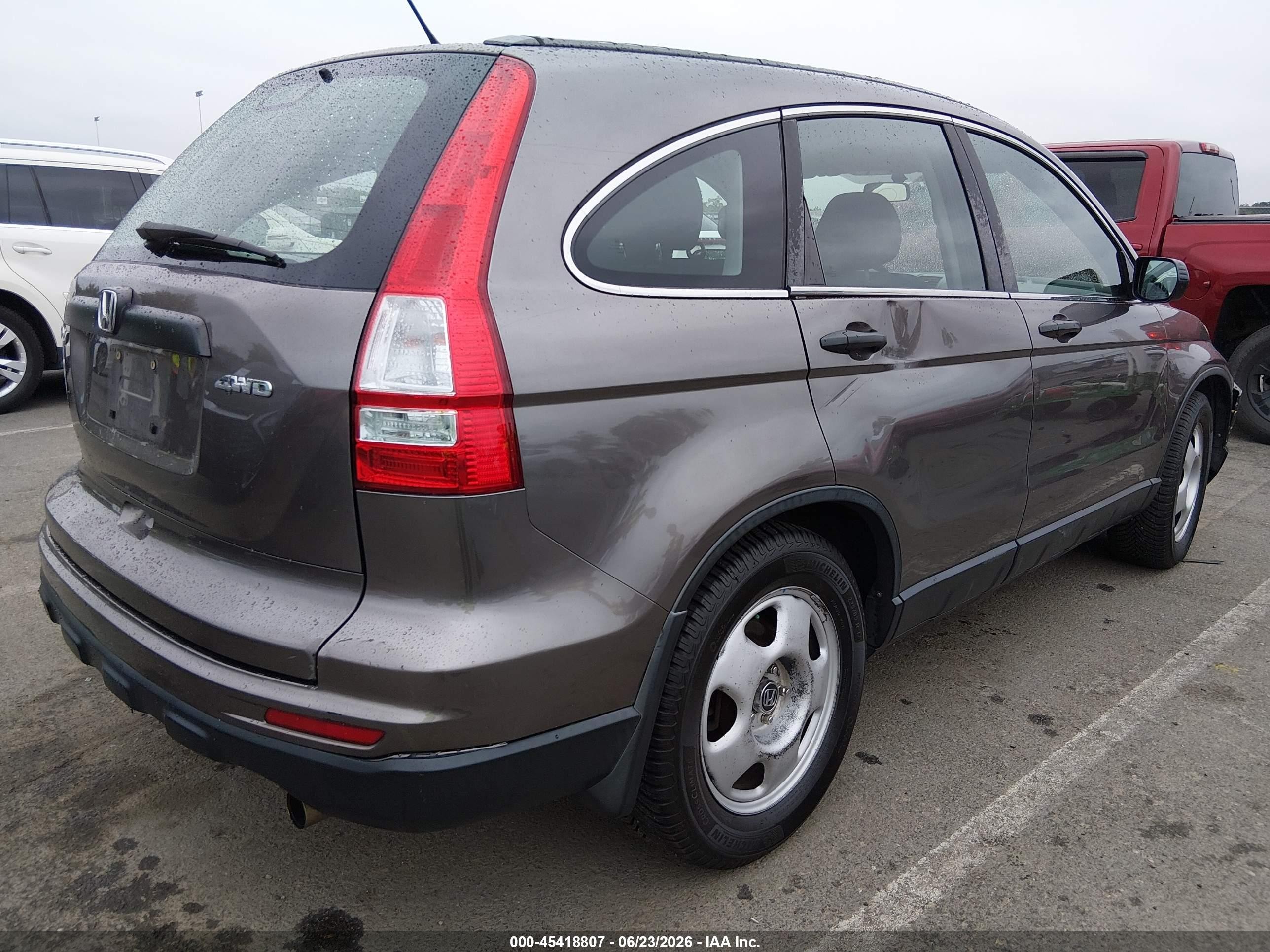 2011 Honda Cr-v Lx Серый vin: 5J6RE4H35BL121634