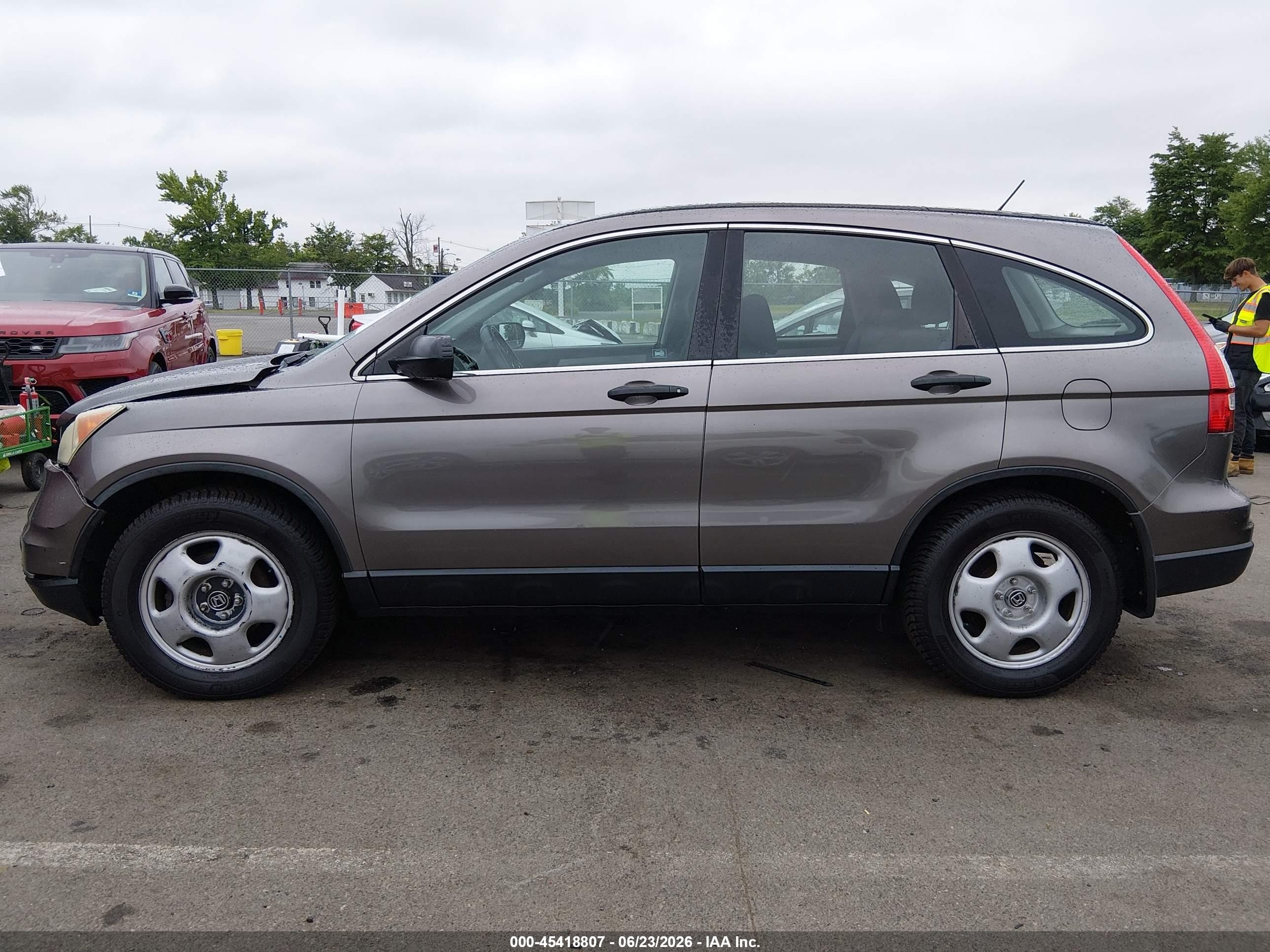 2011 Honda Cr-v Lx Серый vin: 5J6RE4H35BL121634