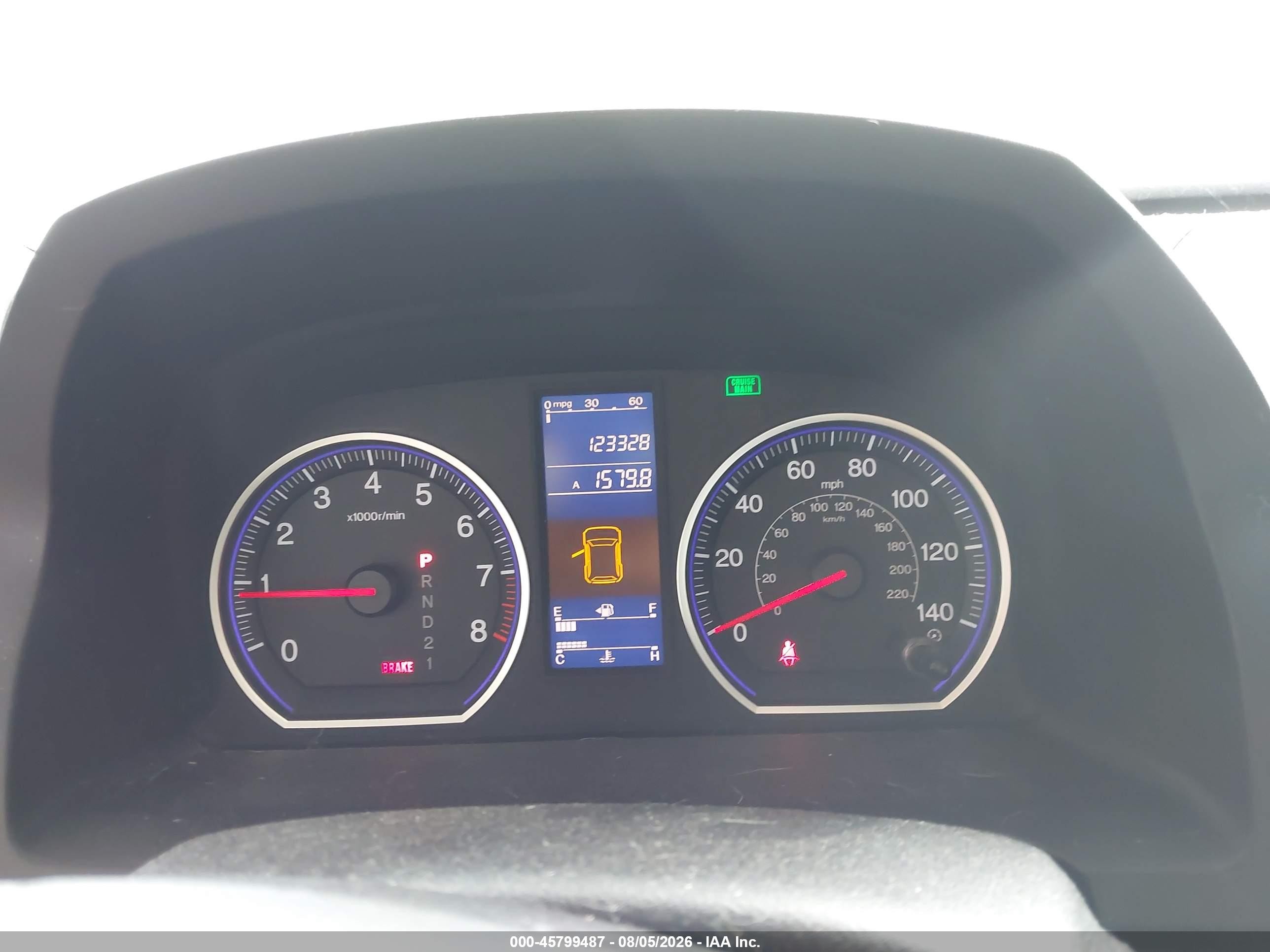 2010 Honda Cr-v Lx Blue vin: 5J6RE4H36AL009021