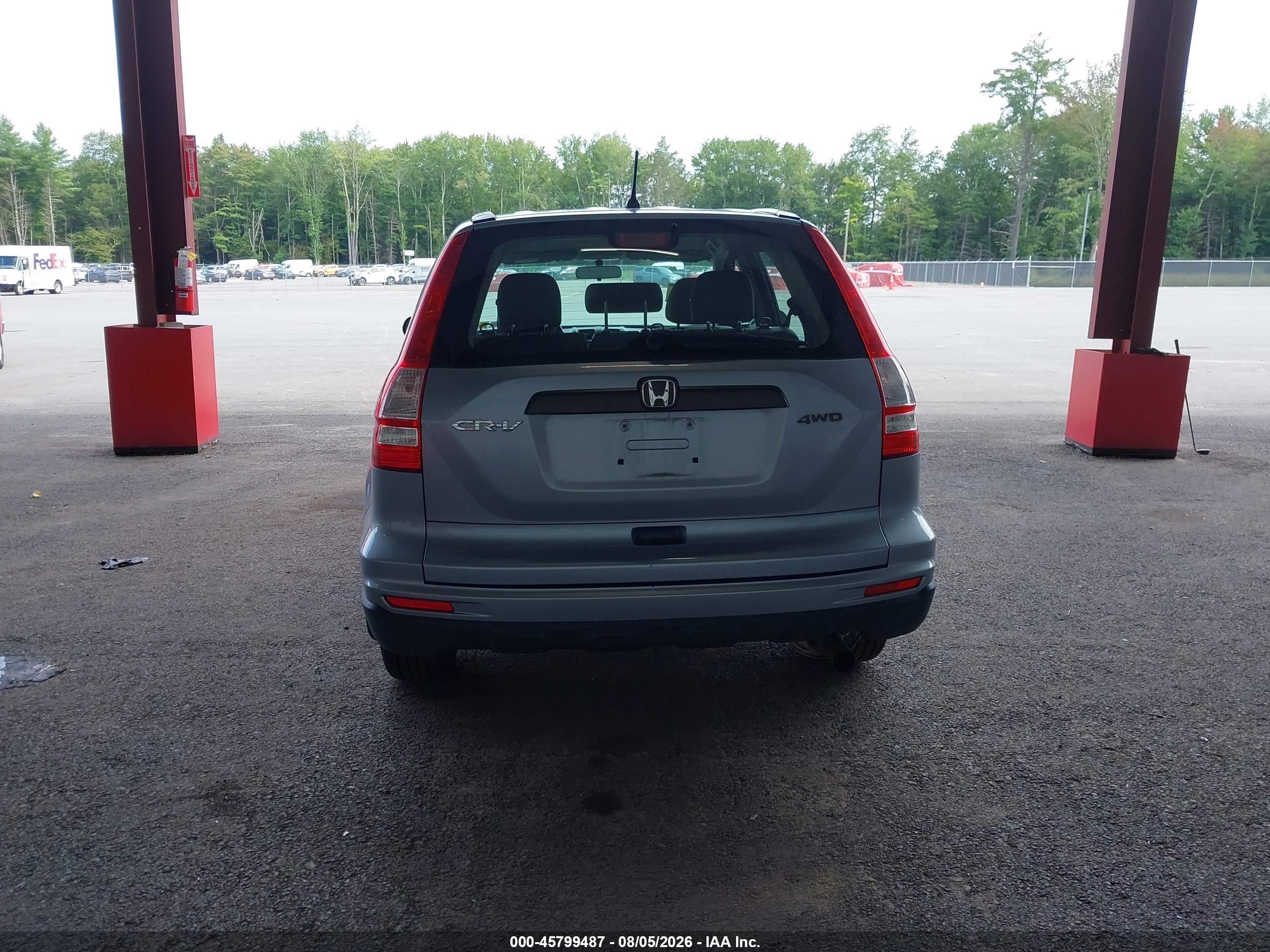 2010 Honda Cr-v Lx Blue vin: 5J6RE4H36AL009021