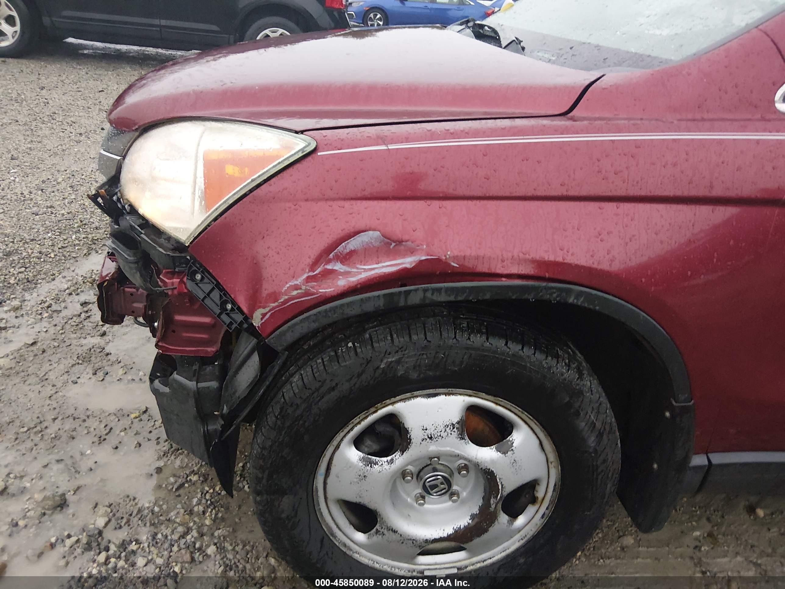 2010 Honda Cr-v Lx Red vin: 5J6RE4H36AL010136