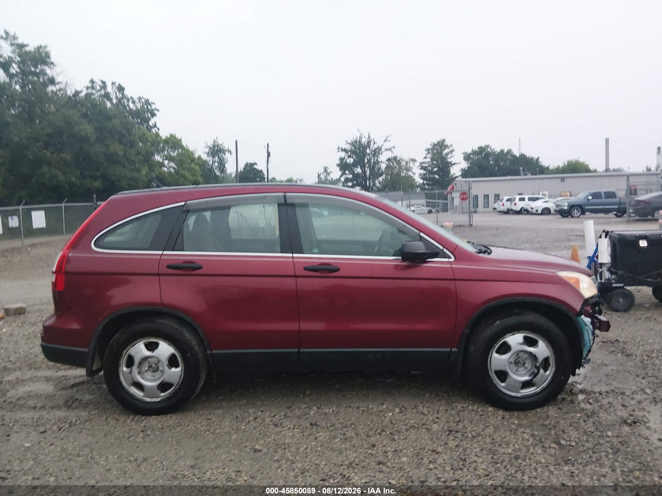 2010 Honda Cr-v Lx Red vin: 5J6RE4H36AL010136