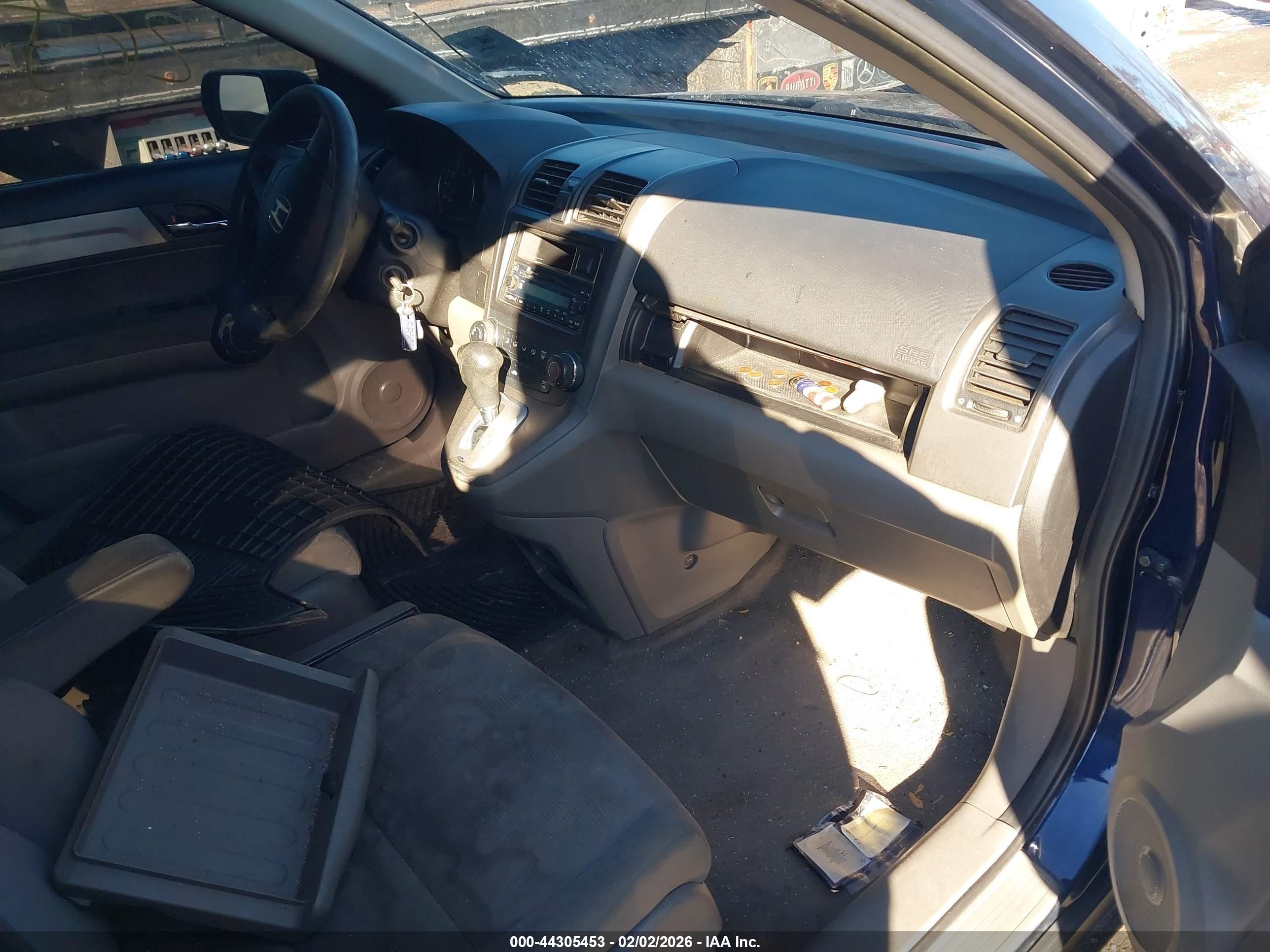 2010 Honda Cr-v Lx Blue vin: 5J6RE4H36AL011027