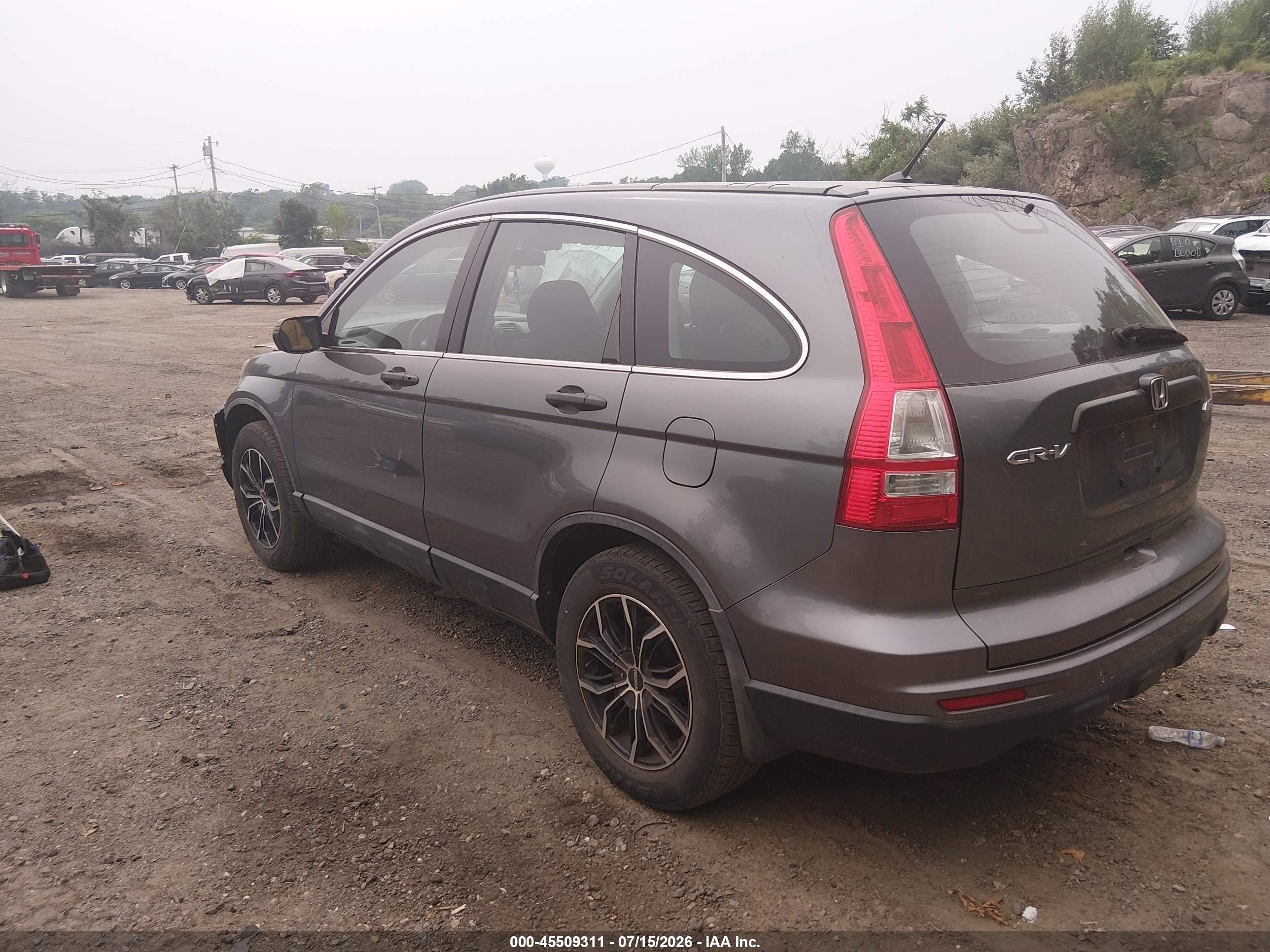 2010 Honda Cr-v Lx Gray vin: 5J6RE4H36AL030676