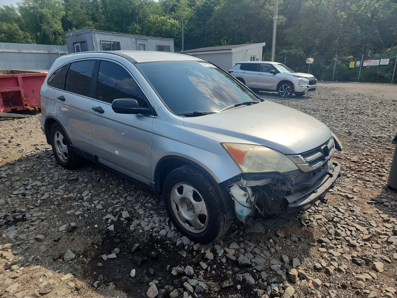 2010 Honda Cr-v Lx Gray vin: 5J6RE4H36AL043475