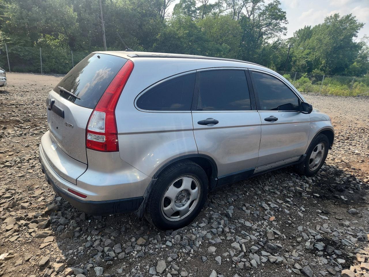 2010 Honda Cr-v Lx Gray vin: 5J6RE4H36AL043475