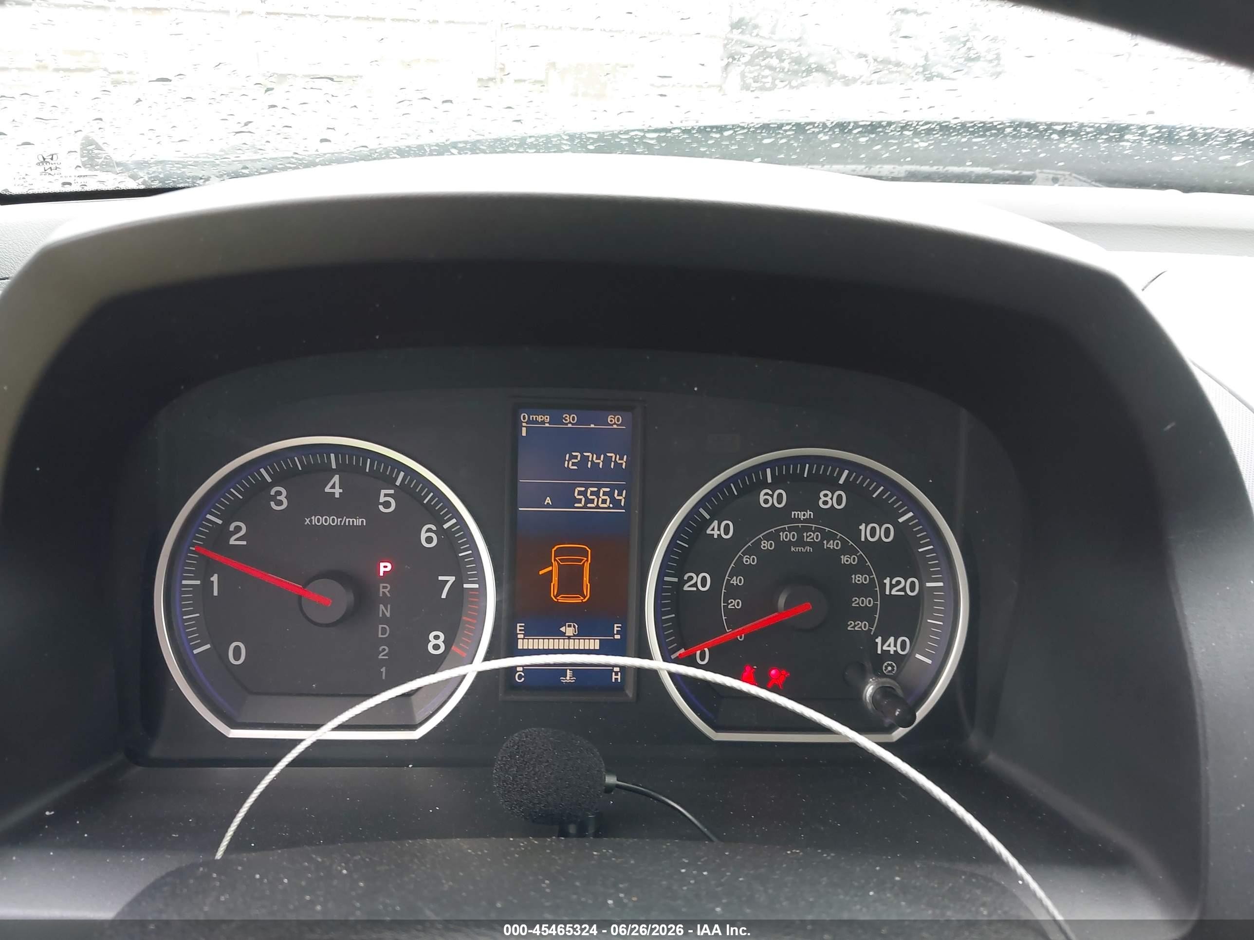 2010 Honda Cr-v Lx Blue vin: 5J6RE4H36AL060907
