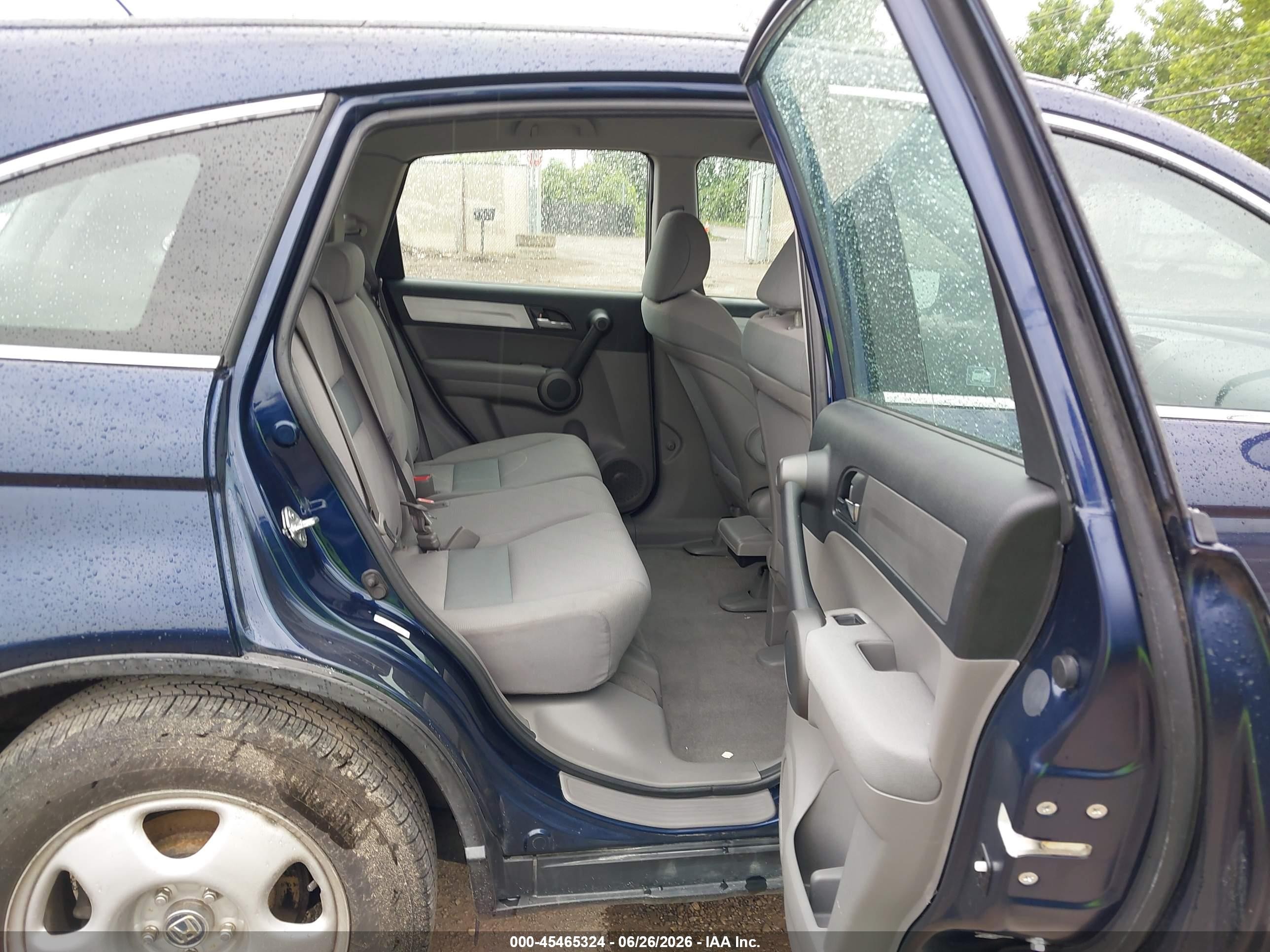 2010 Honda Cr-v Lx Blue vin: 5J6RE4H36AL060907