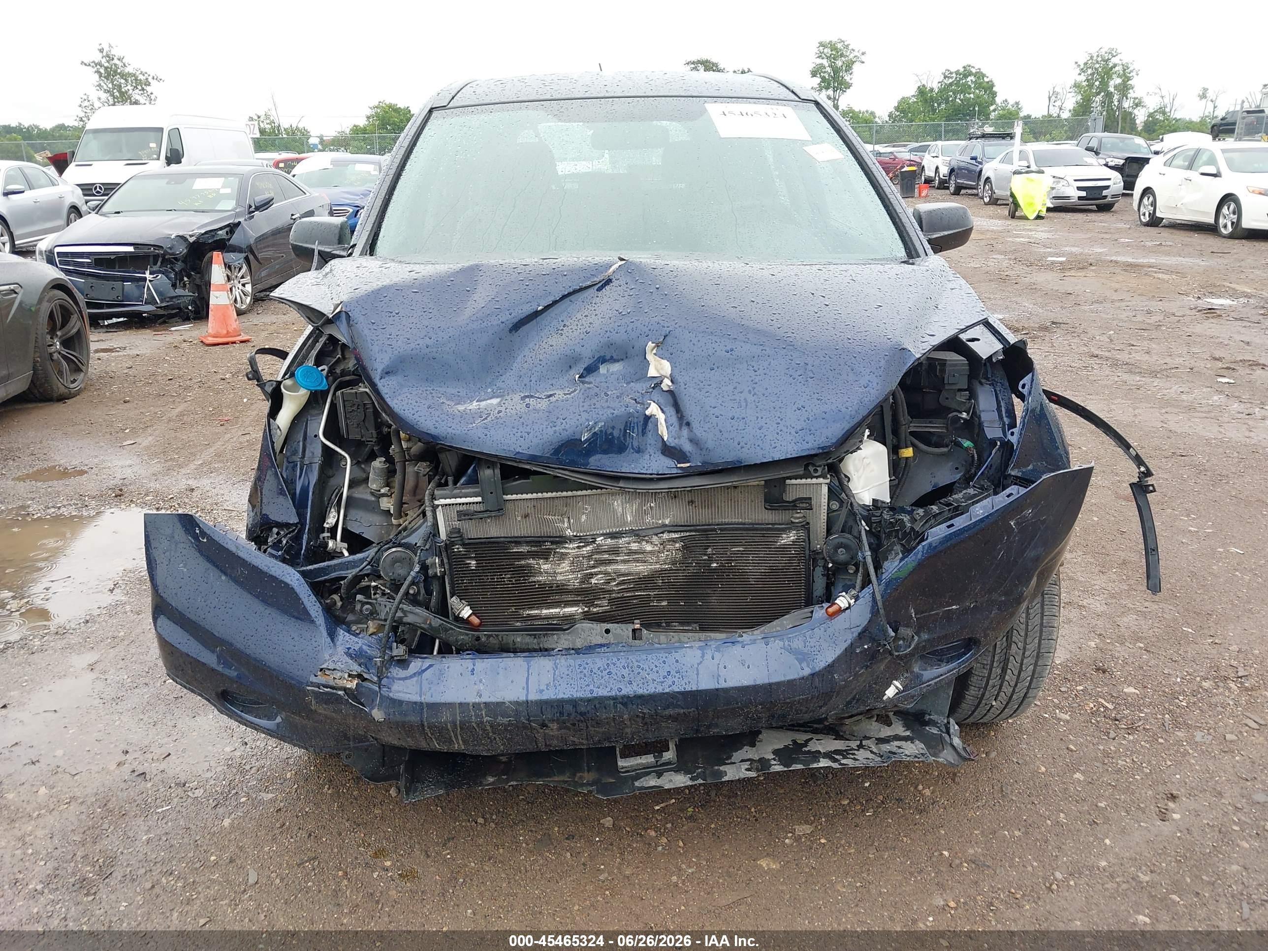 2010 Honda Cr-v Lx Blue vin: 5J6RE4H36AL060907