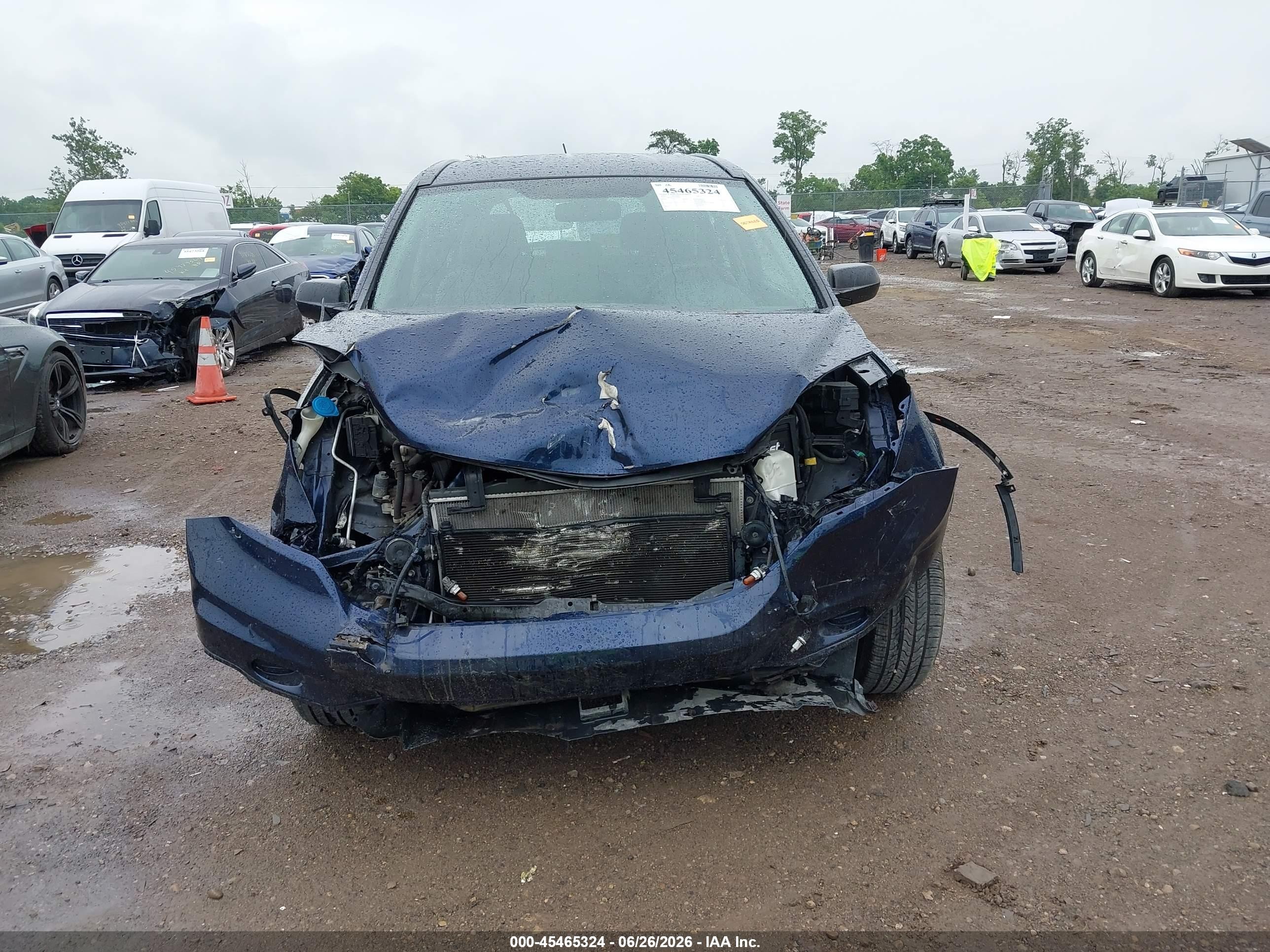 2010 Honda Cr-v Lx Blue vin: 5J6RE4H36AL060907