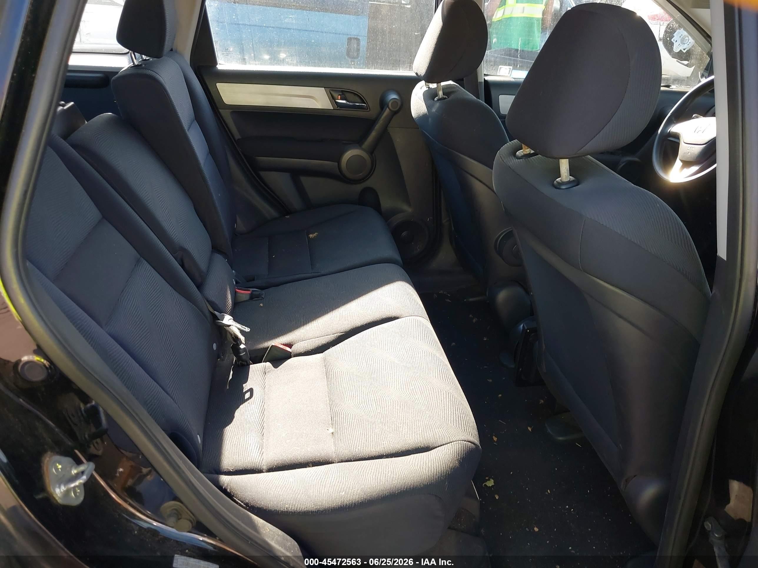 2010 Honda Cr-v Lx Black vin: 5J6RE4H36AL063029