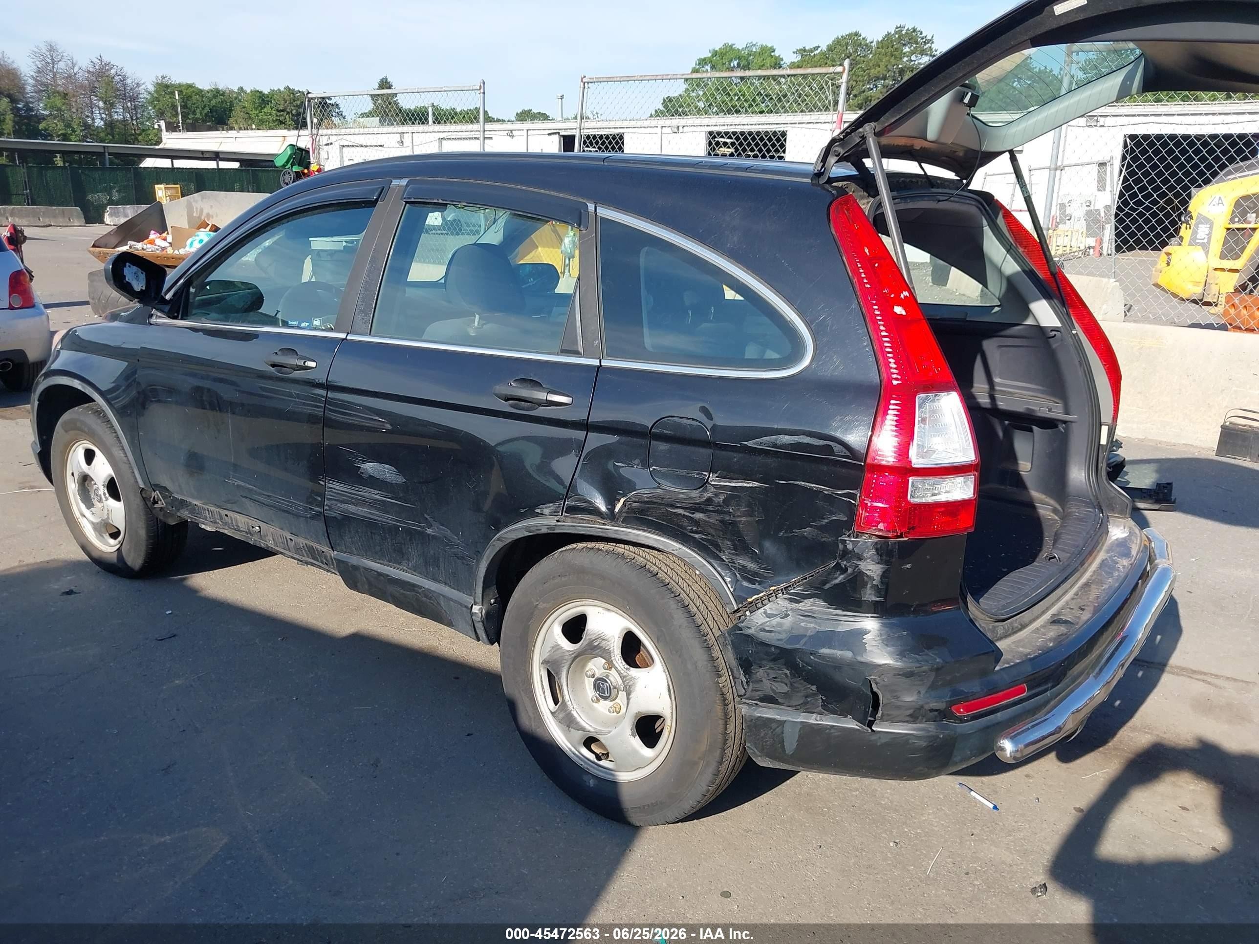 2010 Honda Cr-v Lx Black vin: 5J6RE4H36AL063029