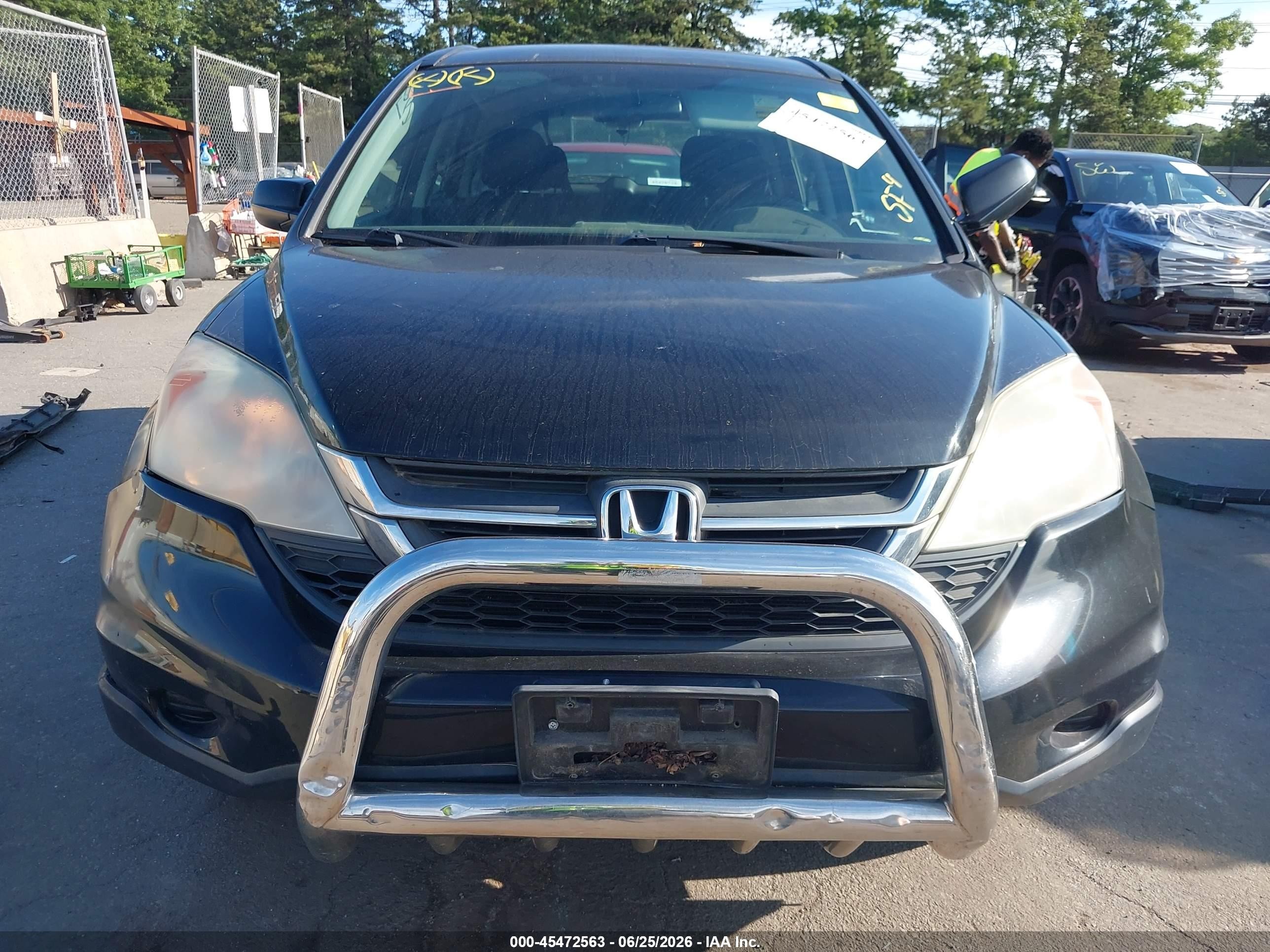 2010 Honda Cr-v Lx Black vin: 5J6RE4H36AL063029