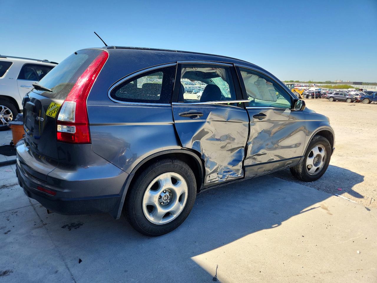 2010 Honda Cr-v Lx Gray vin: 5J6RE4H36AL073673