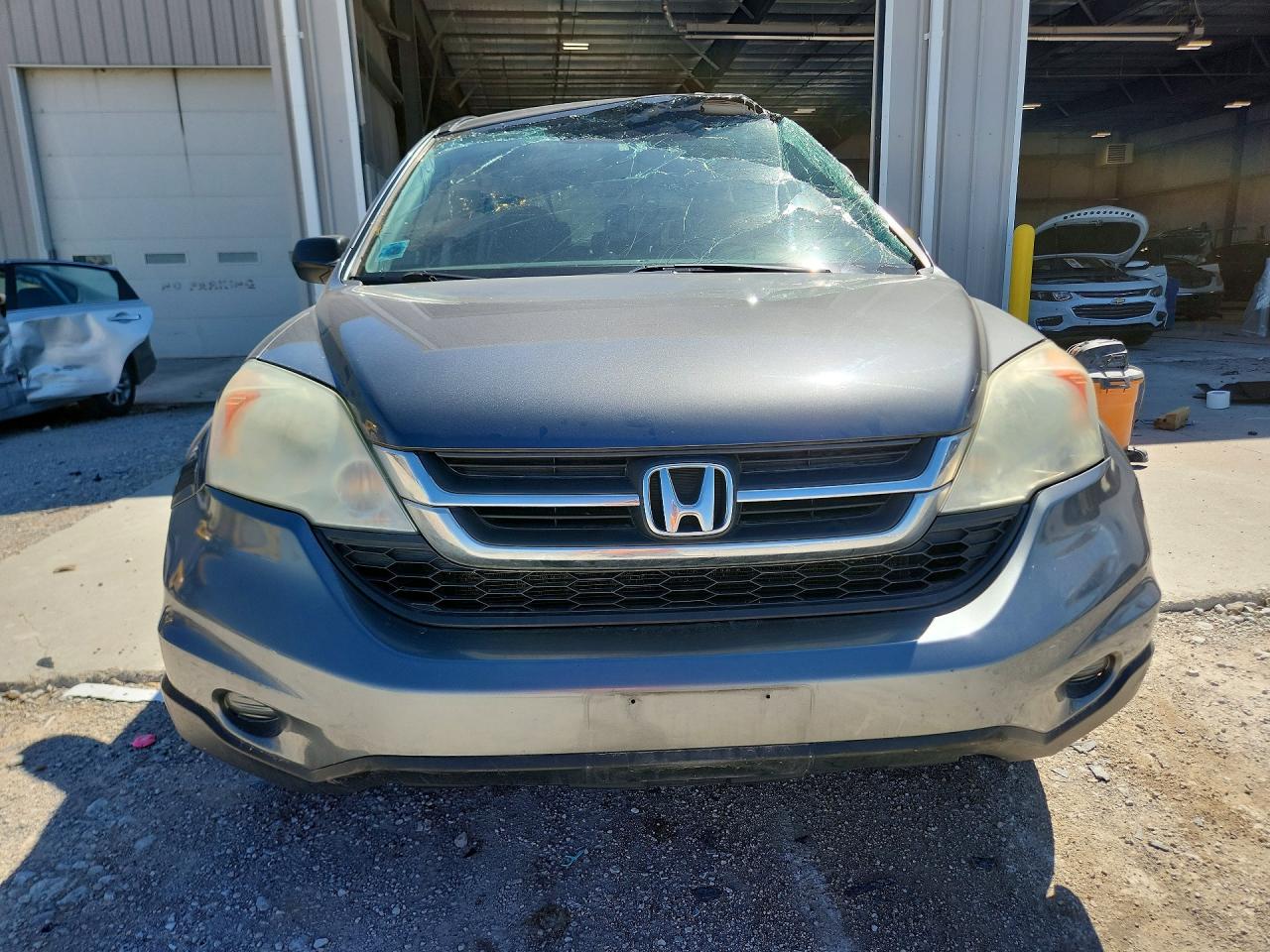 2010 Honda Cr-v Lx Gray vin: 5J6RE4H36AL073673