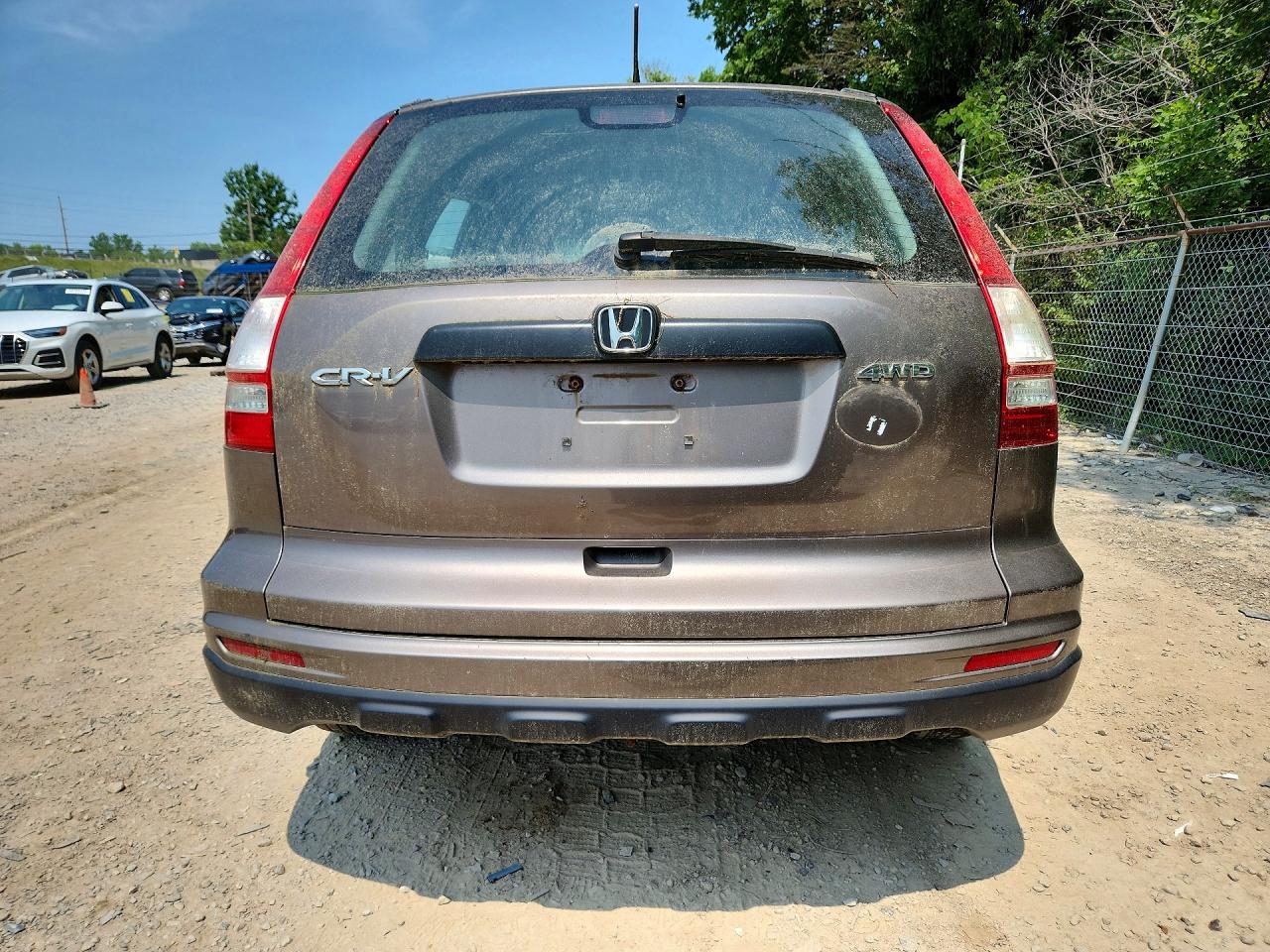 2010 Honda Cr-v Lx Gray vin: 5J6RE4H36AL078162