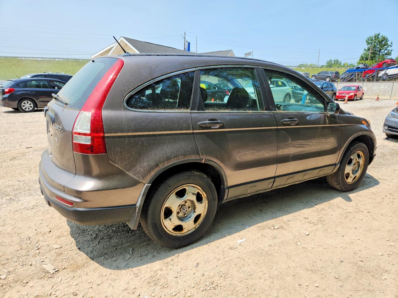 2010 Honda Cr-v Lx Gray vin: 5J6RE4H36AL078162