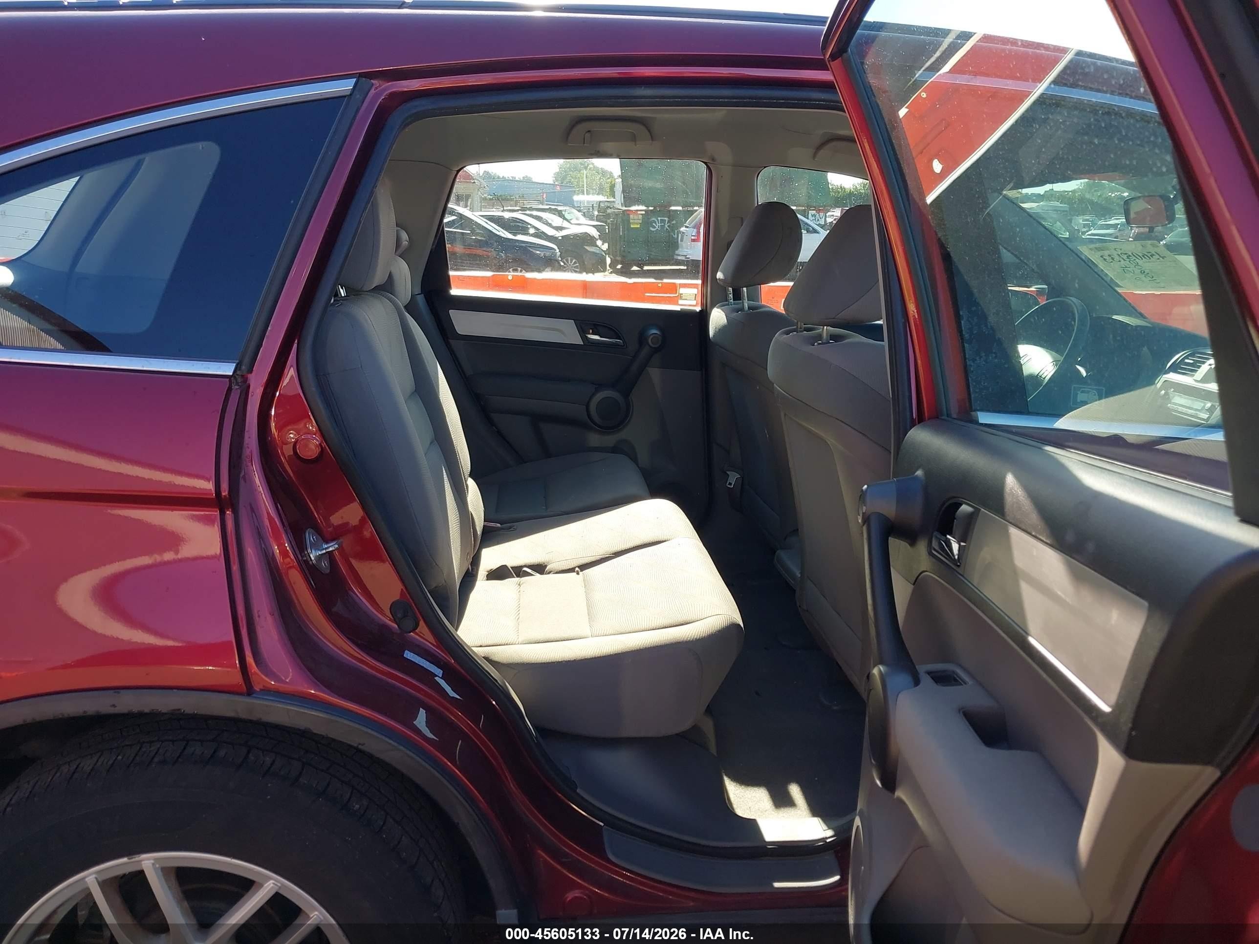 2010 Honda Cr-v Lx Red vin: 5J6RE4H36AL089727