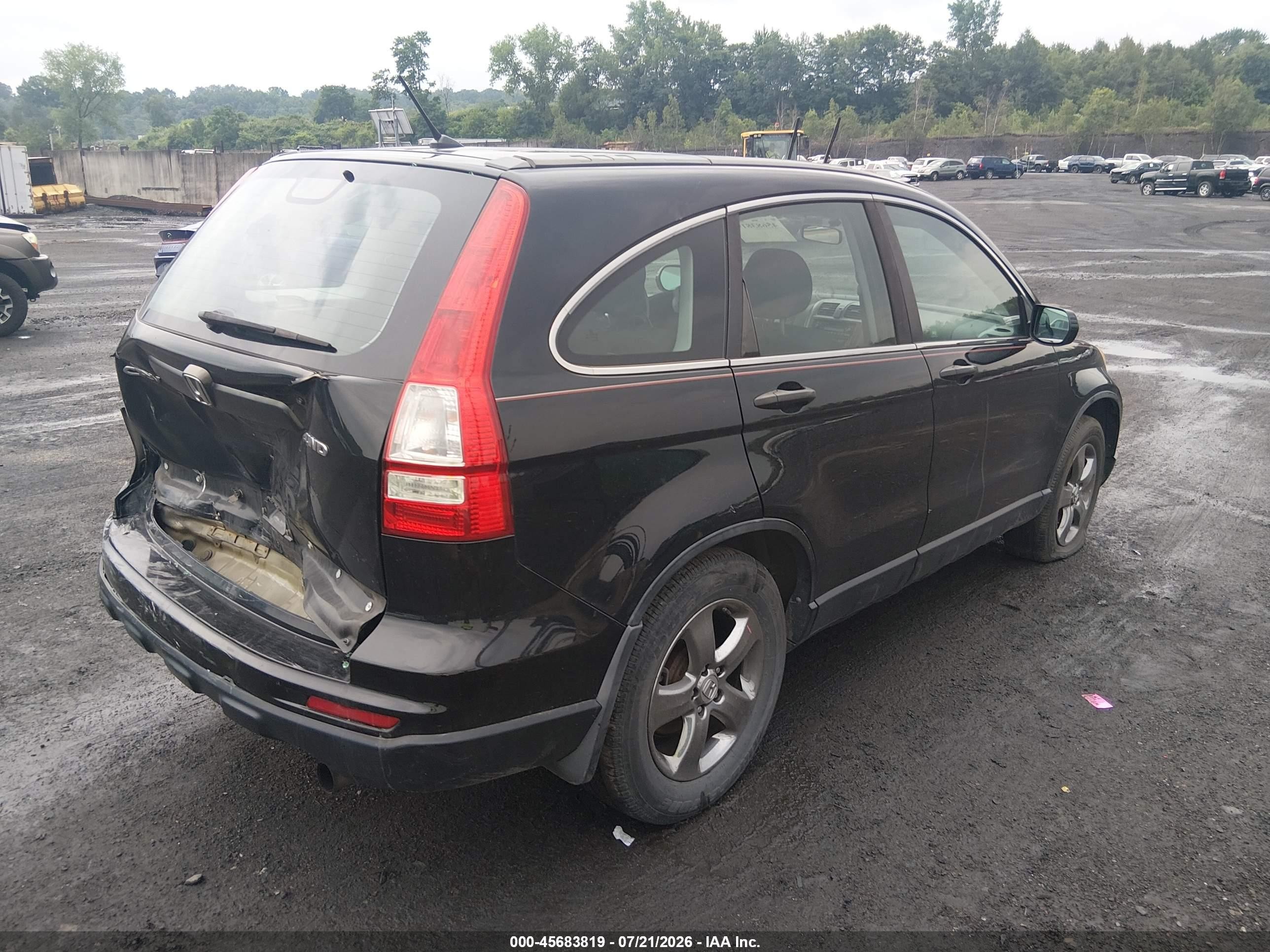 2011 Honda Cr-v Lx Black vin: 5J6RE4H36BL015726
